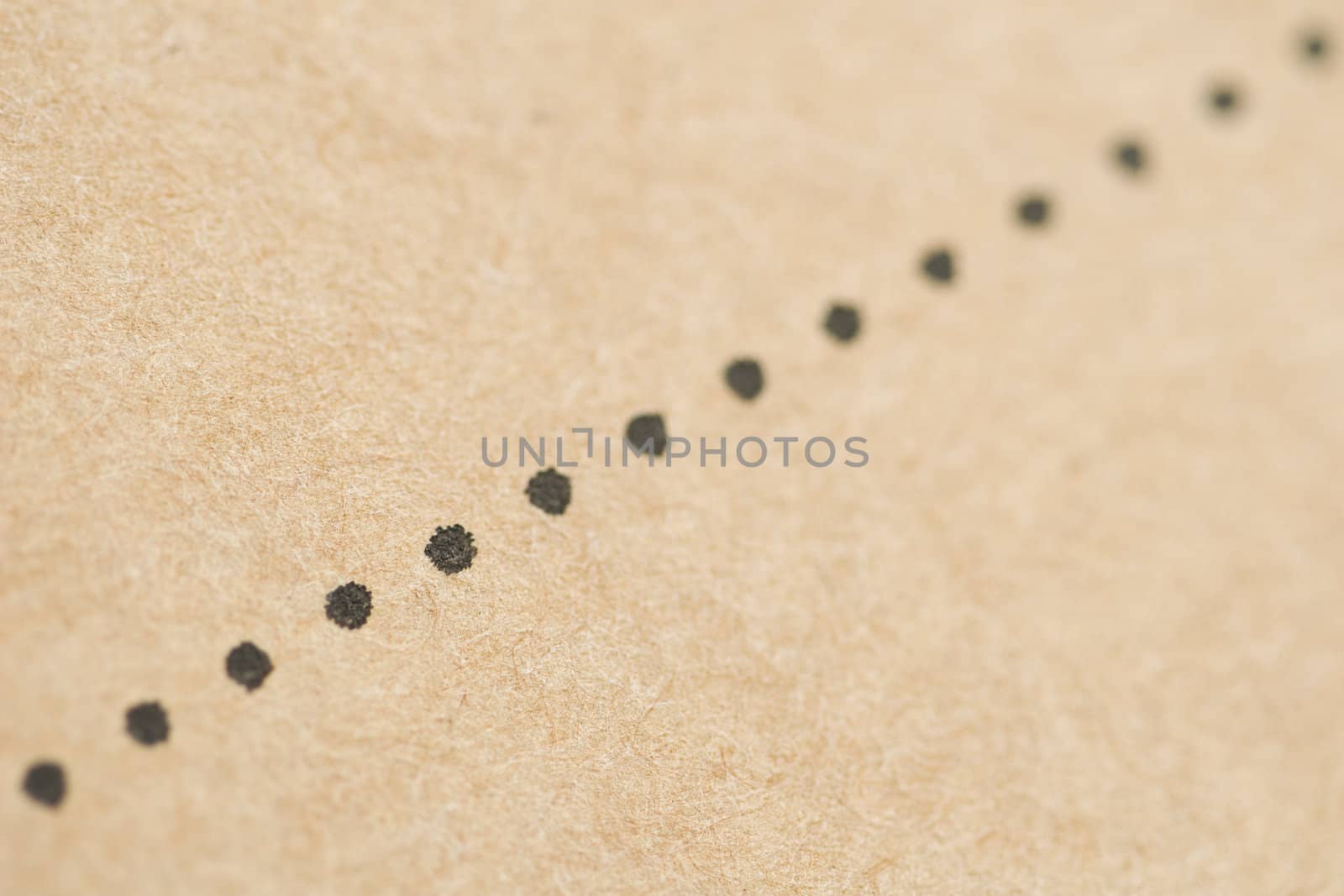 Dots on the Cardboard