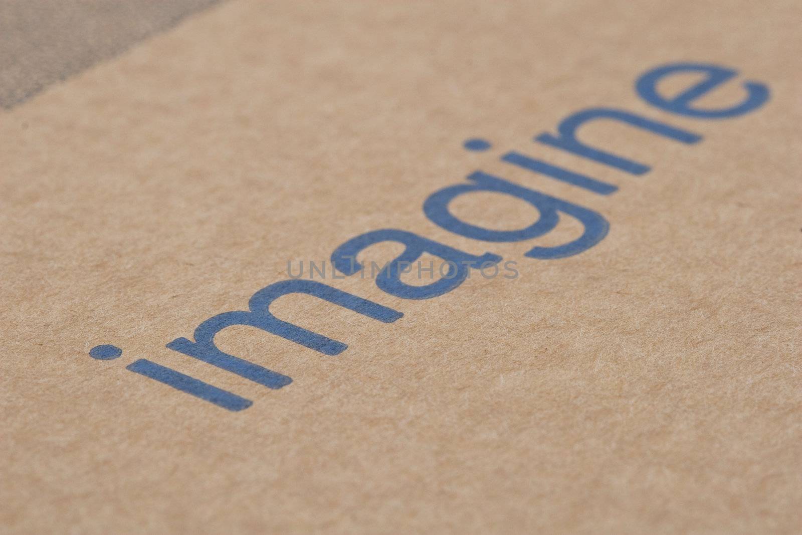 Imagine Word on the Cardboard