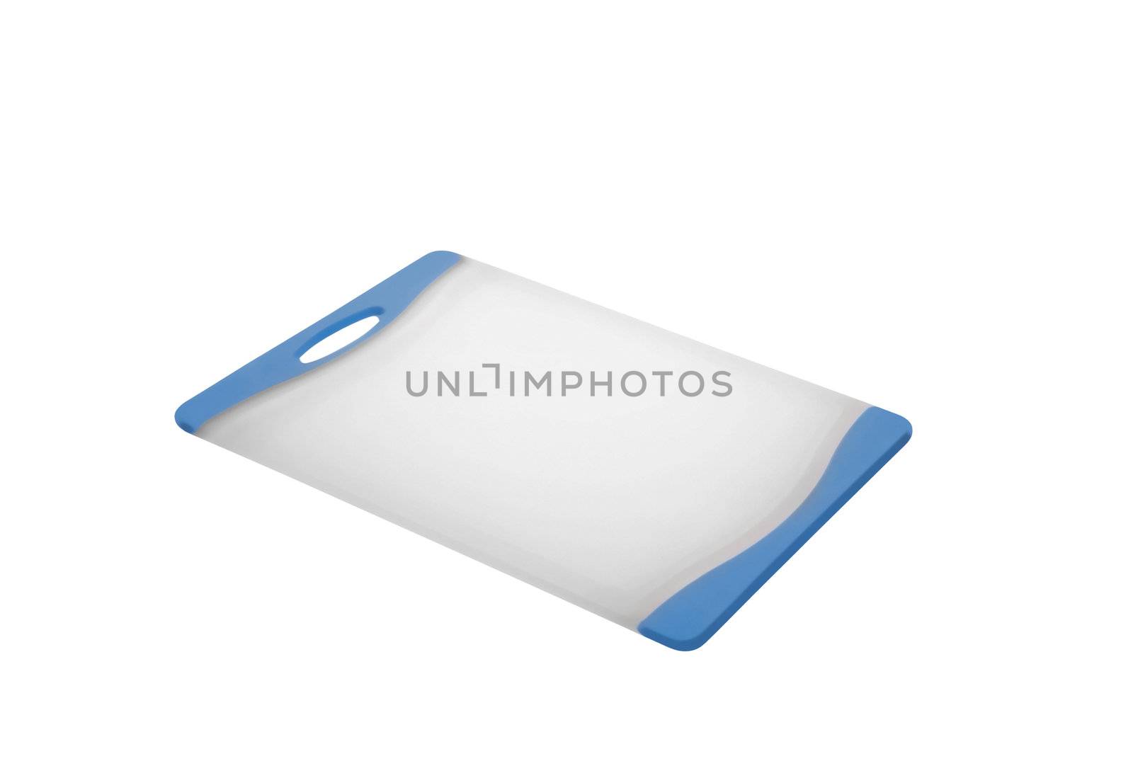 Plastic cutting board isolated