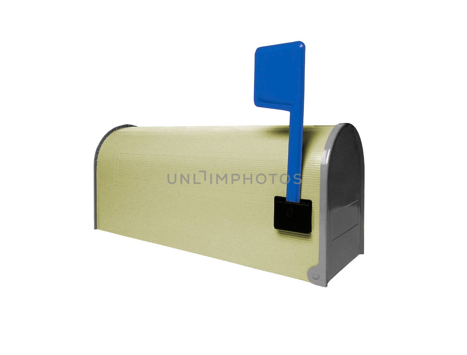 Mailbox isolated on white