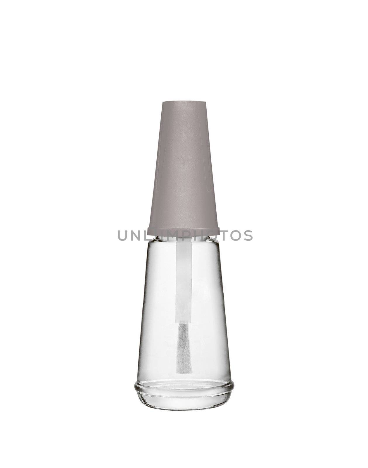 Nail polish isolated on white