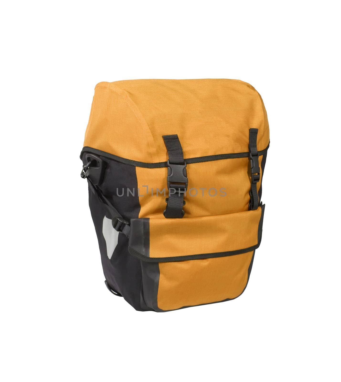 Orange bag isolated on white