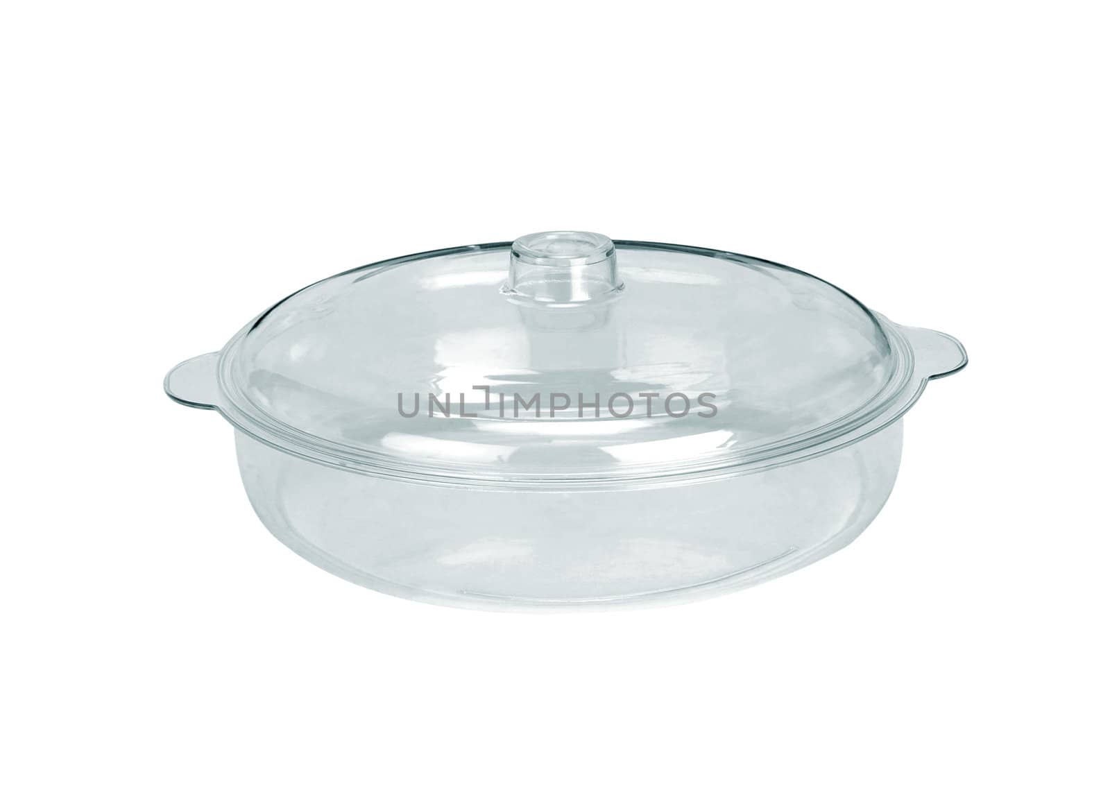 Glassy Bowl isolated on white background