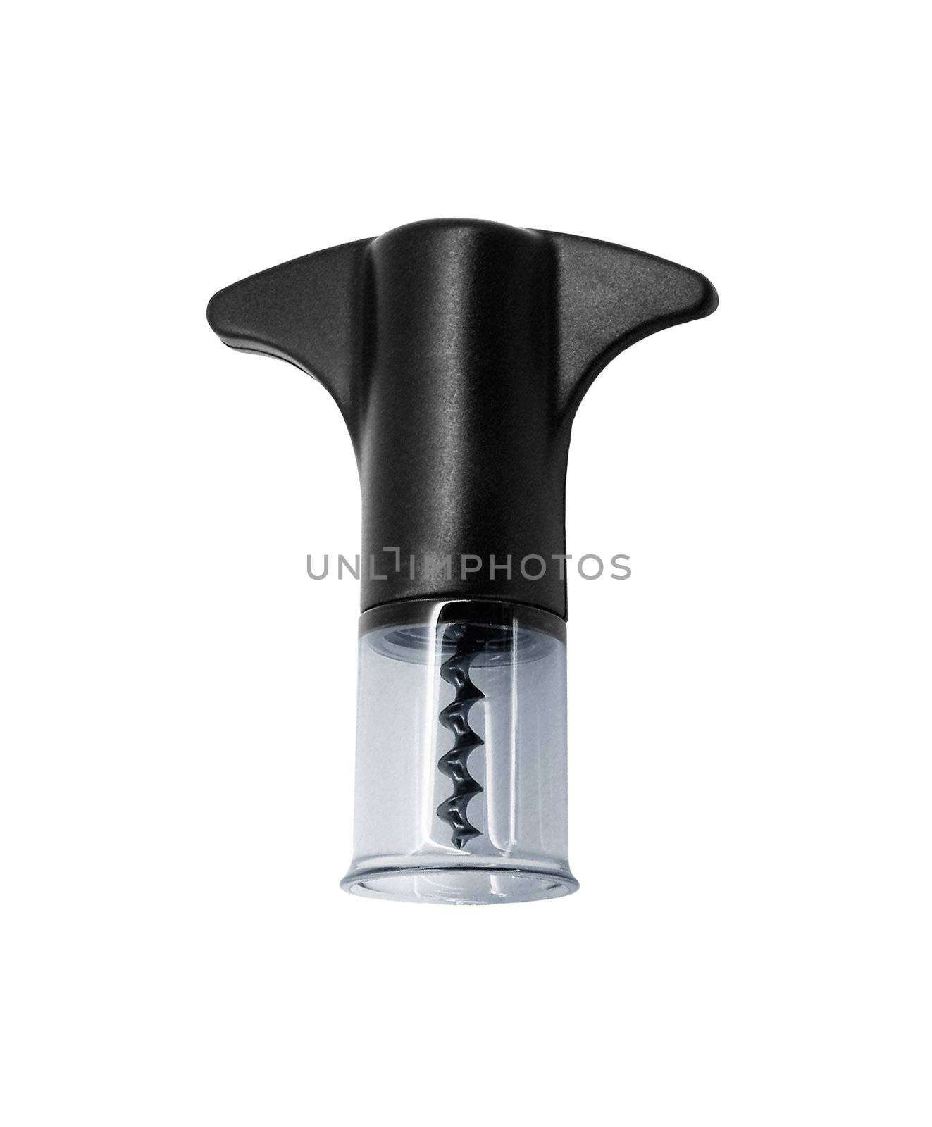 cork screw isolated on white