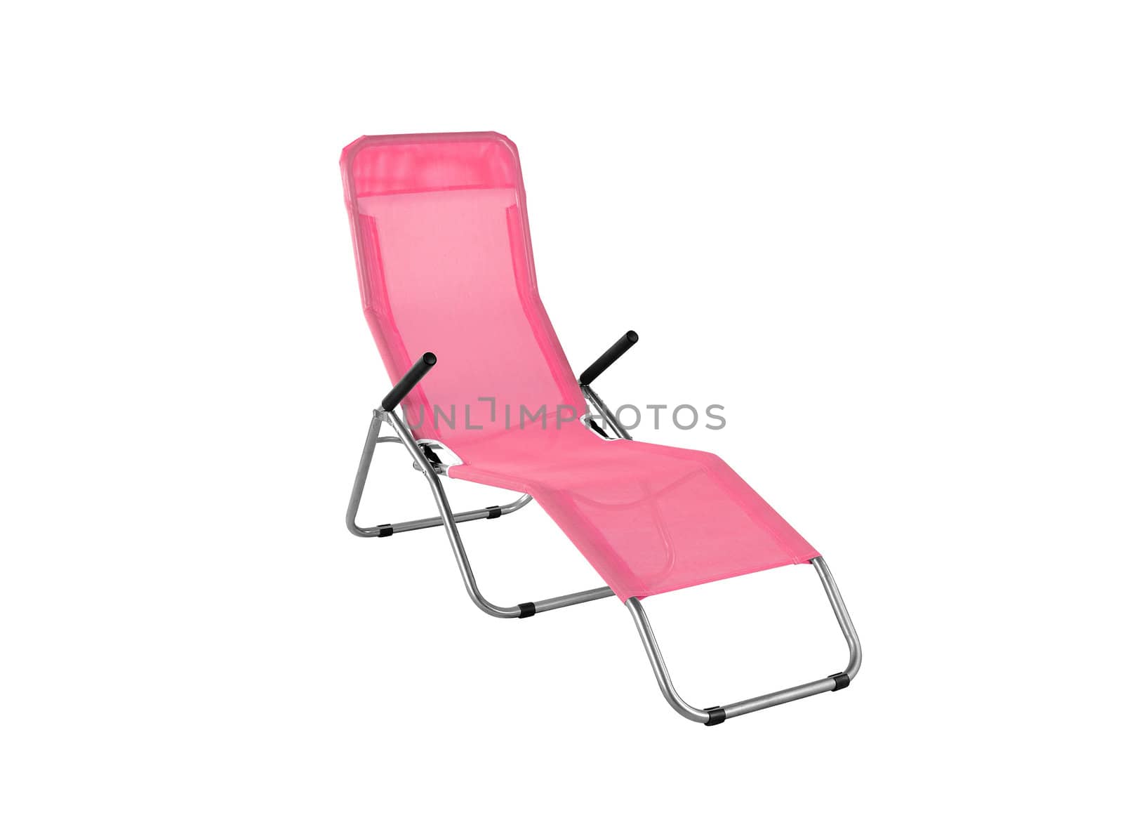 lounge beach chair isolated