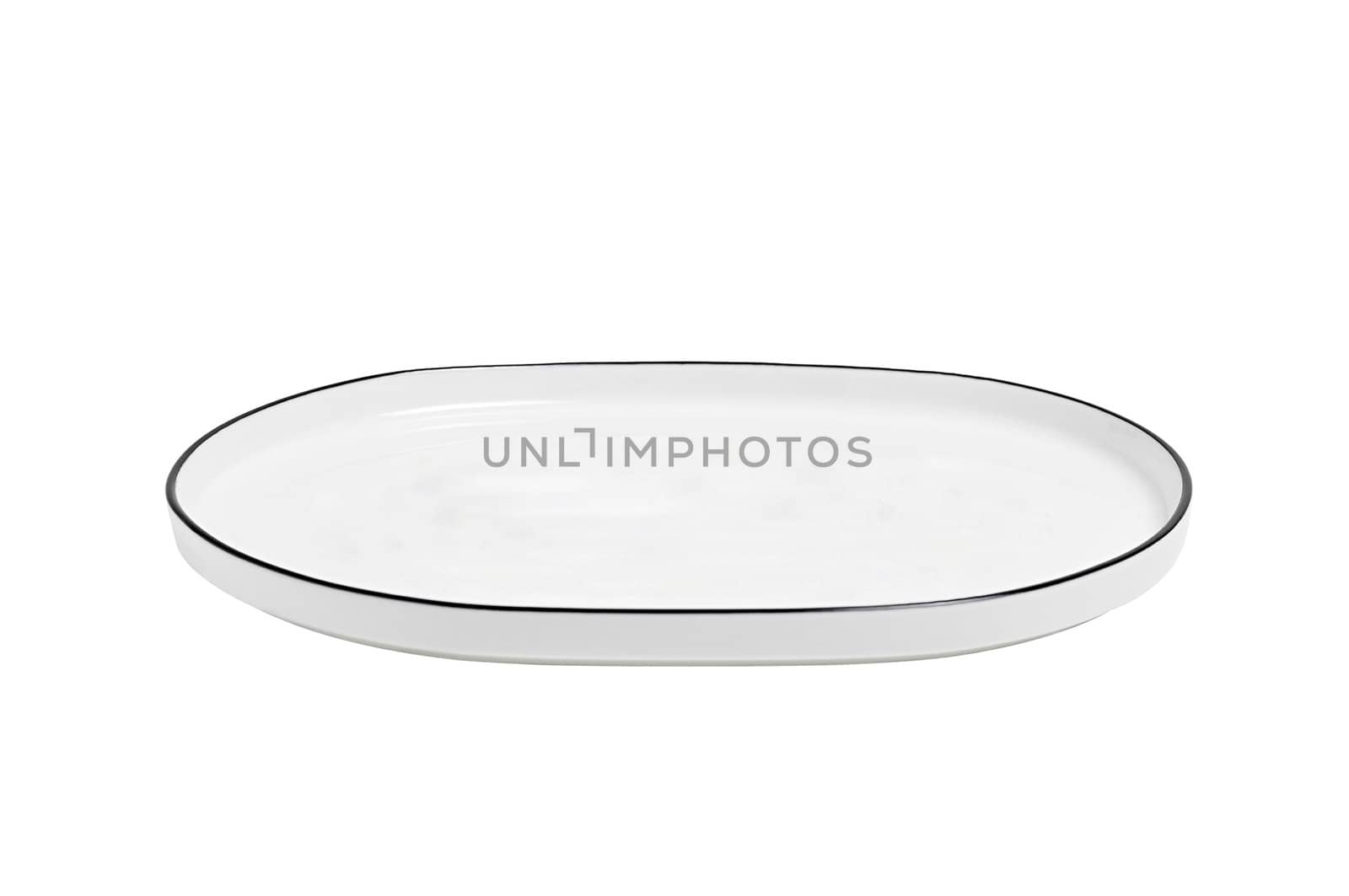 Big dish isolated