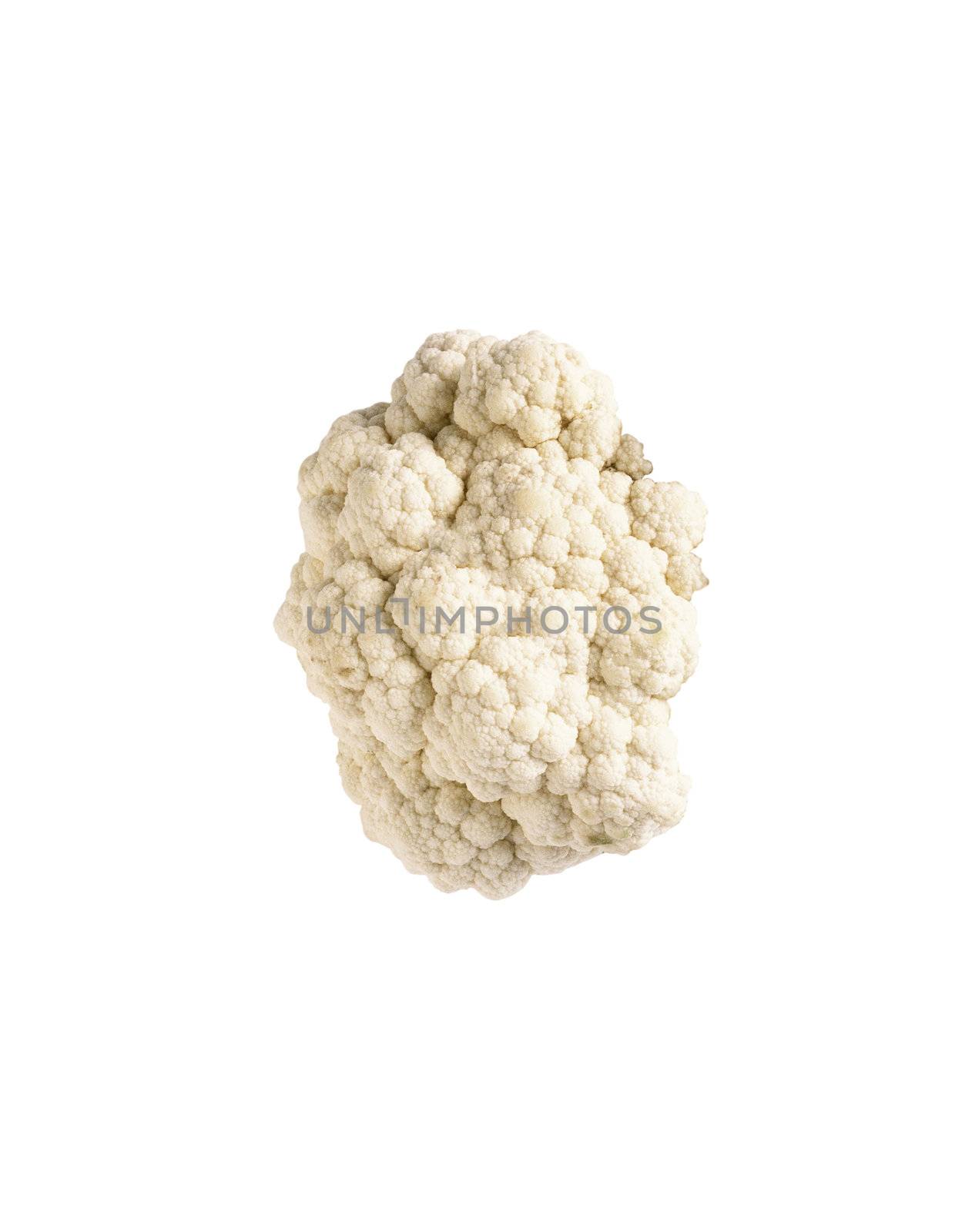 Cauliflower isolated on white