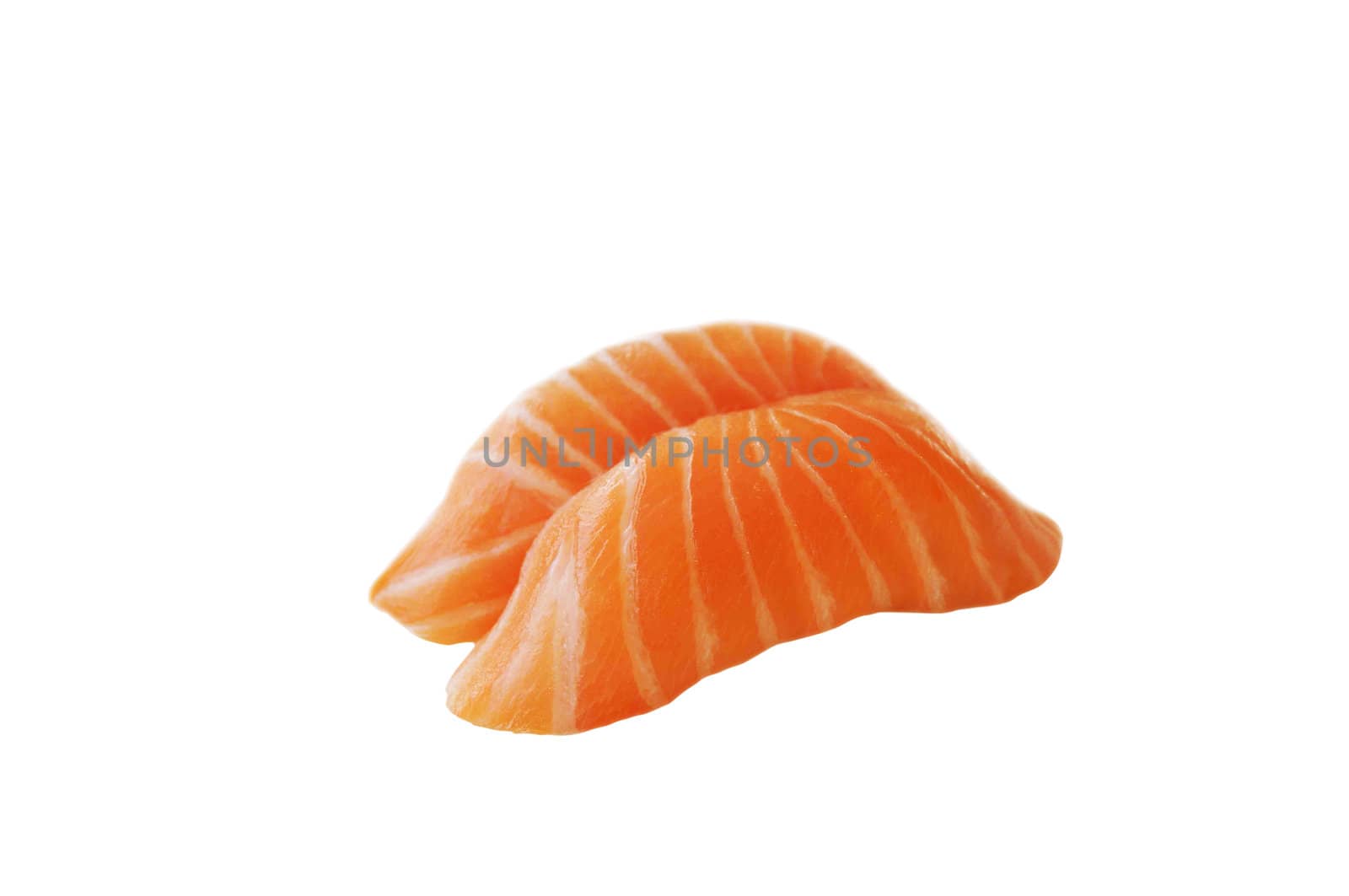 Shrimp sushi isolated on white background