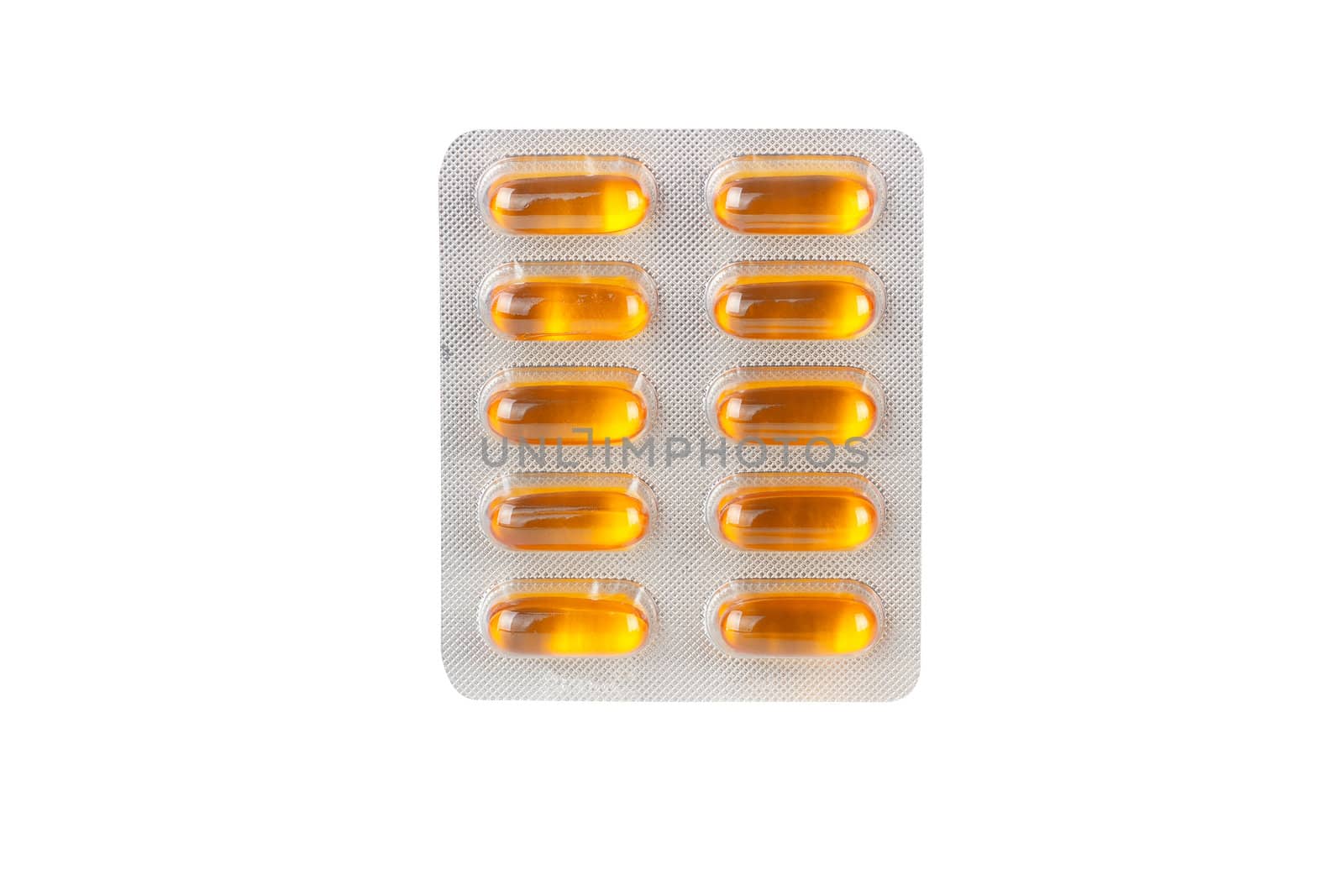 Pills in blister packs as a background