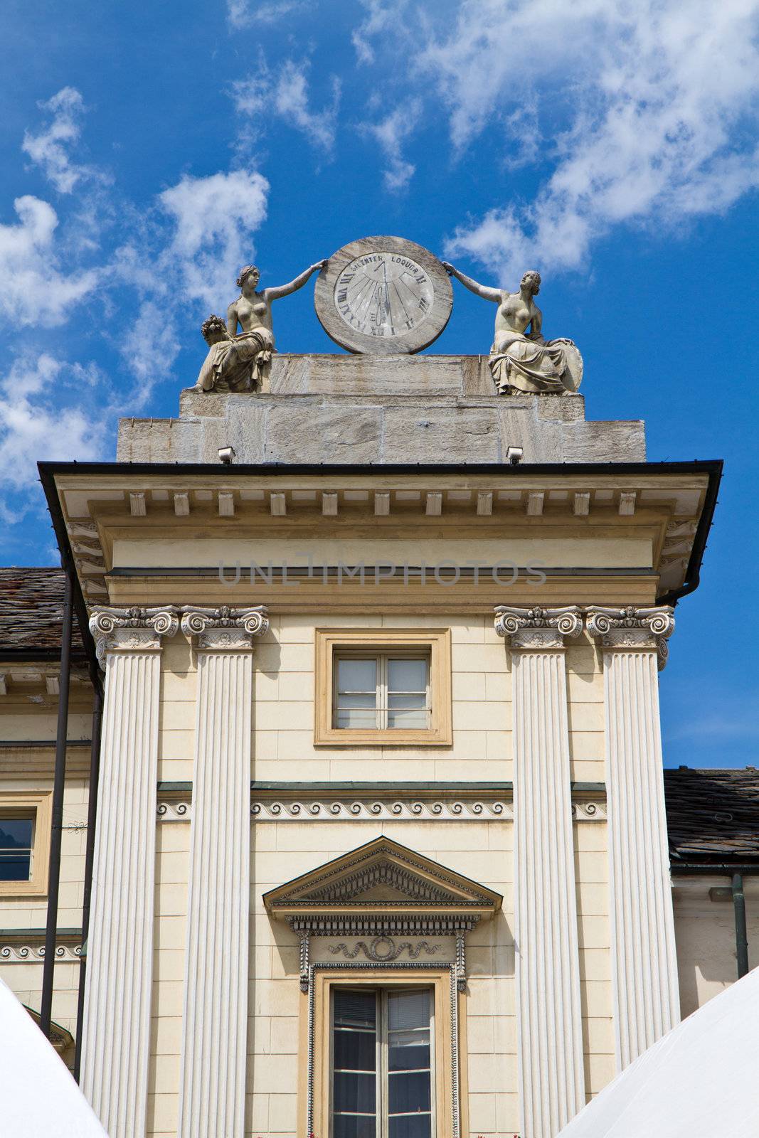 Town hall of Aosta in Italy. by lsantilli