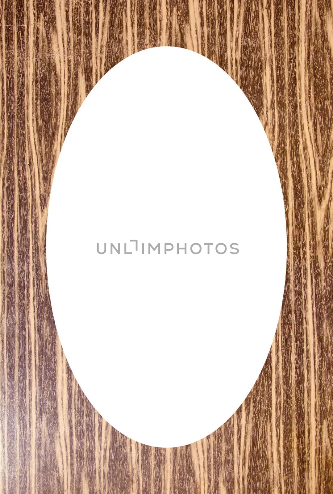 Cardboard background and white oval in center by sauletas