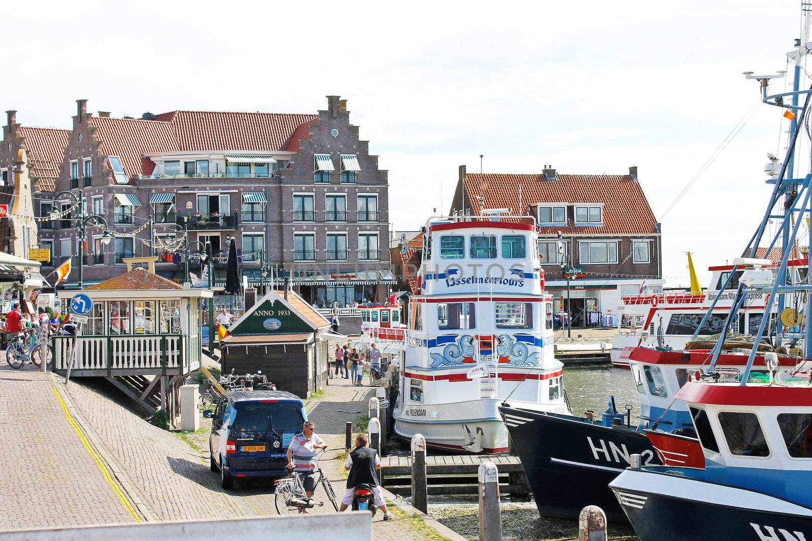 In the port of Volendam. Netherlands by NickNick