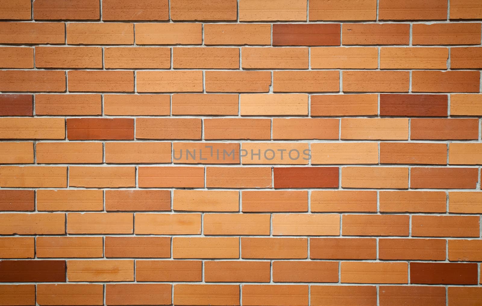 orange brick old wall as the background