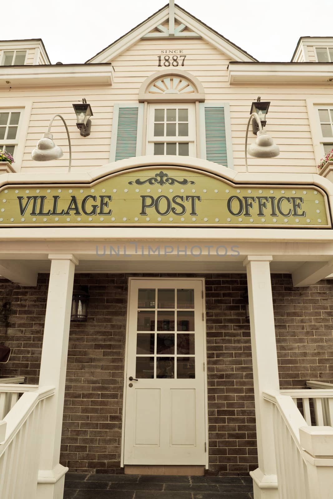 Post office in America Wild West style