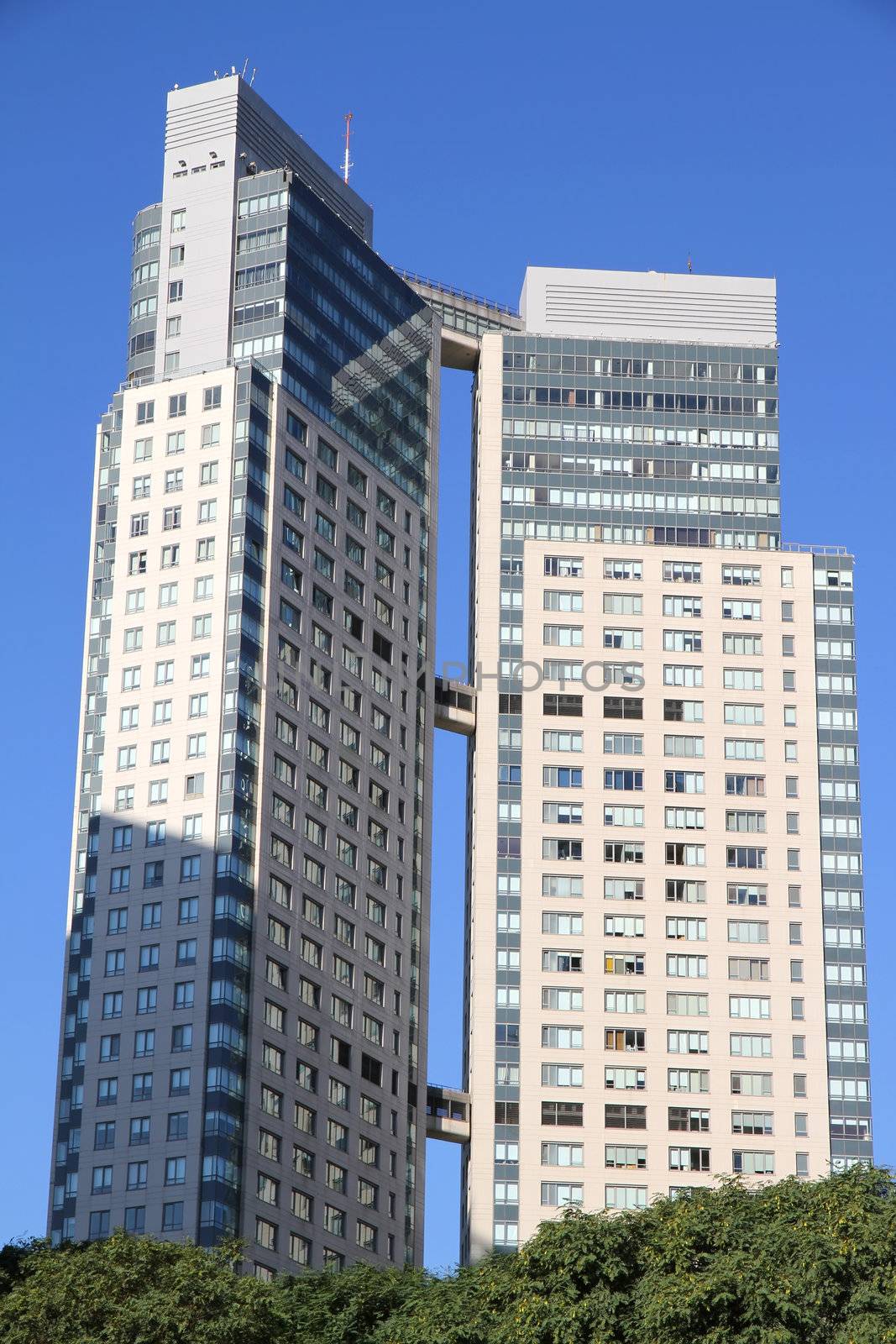 Skyscrapers in La Reserva, Buenos Aires, Argentina.