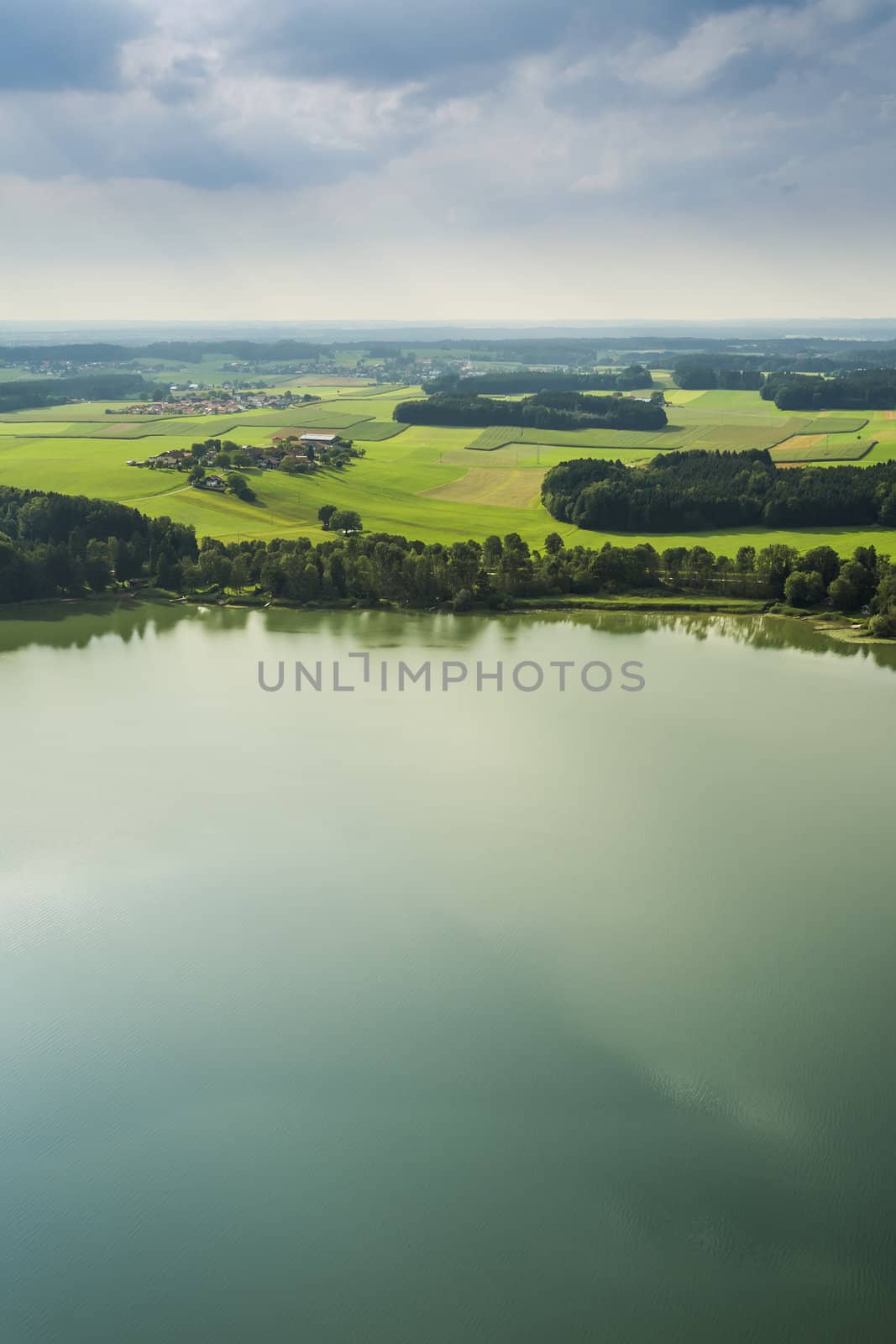 panoramic aerial view Bavaria by magann