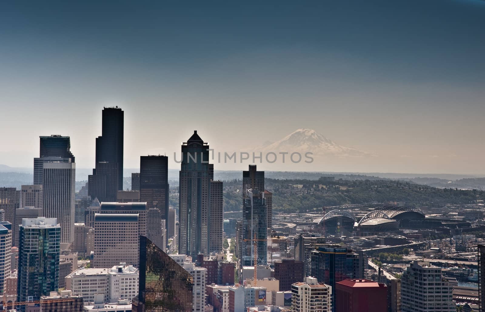 View of Seattle from the Space Needle