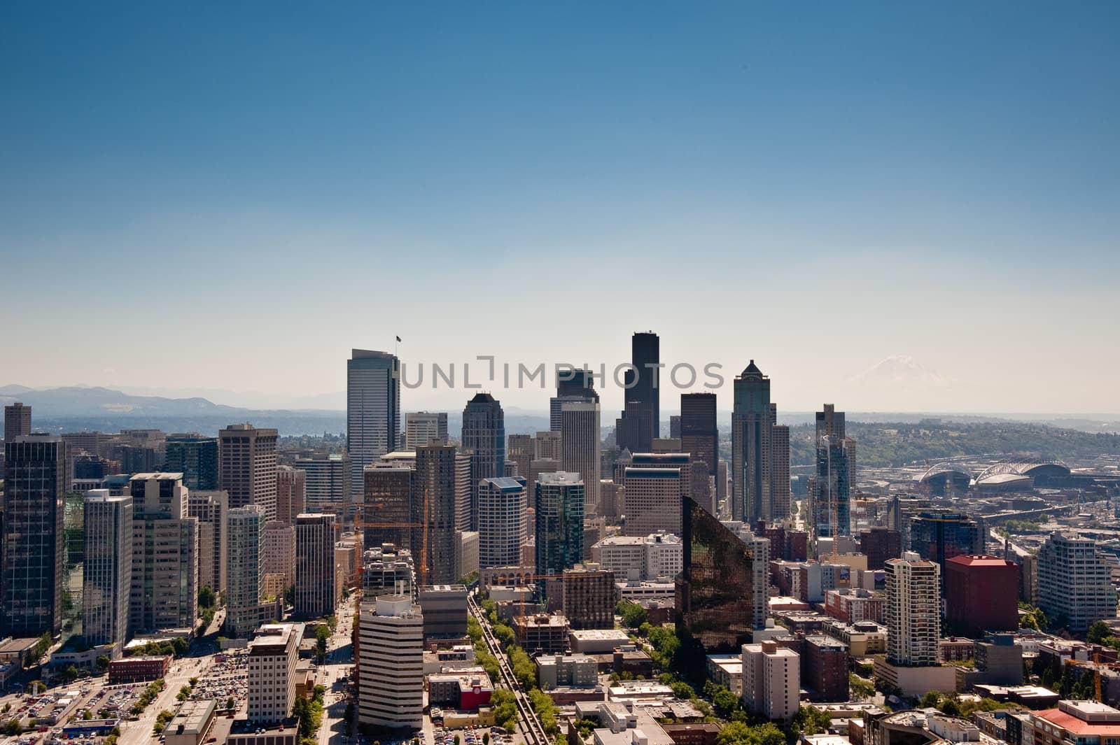 View of Seattle from the Space Needle