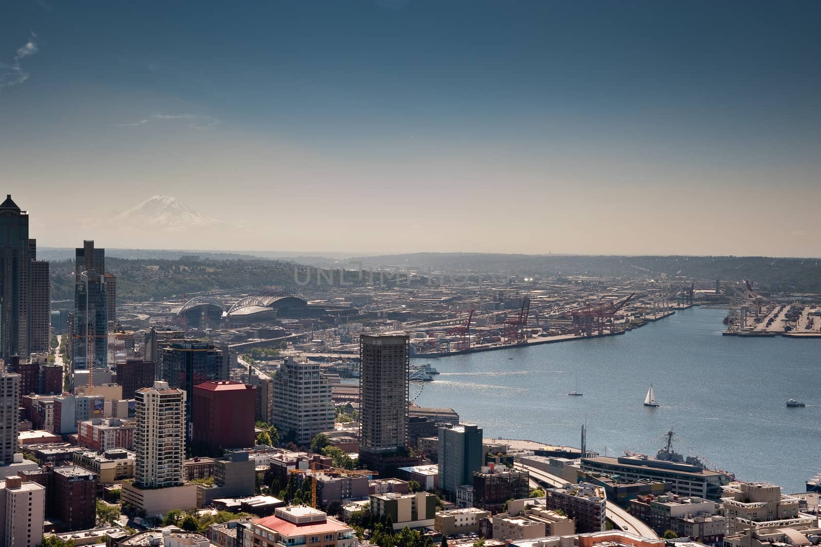 View of Seattle from the Space Needle