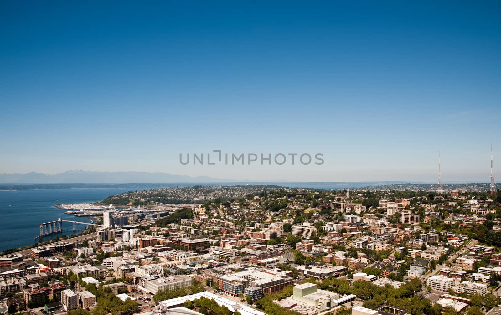 View of Seattle from the Space Needle