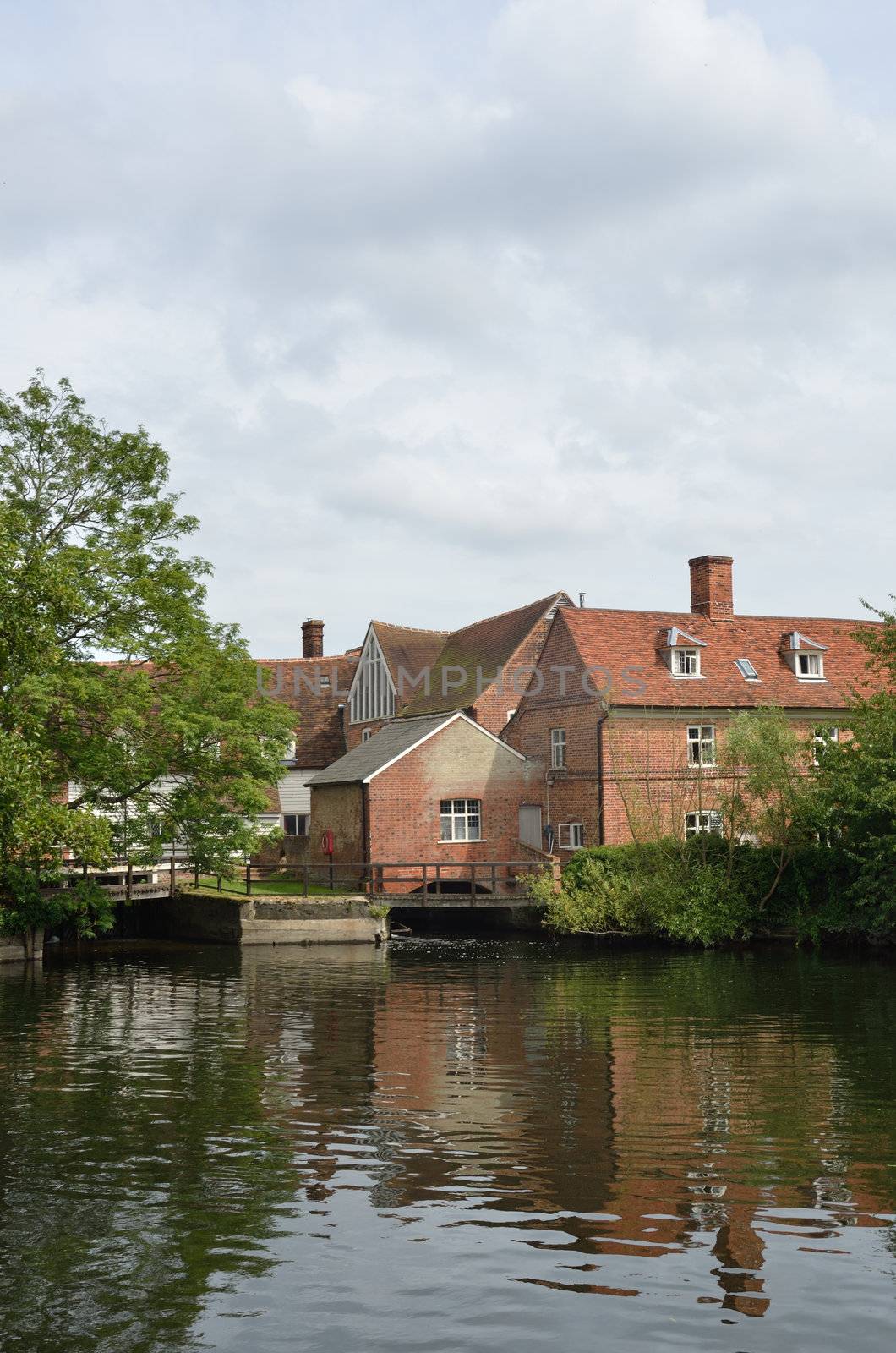 Flatford Mill in Portrait