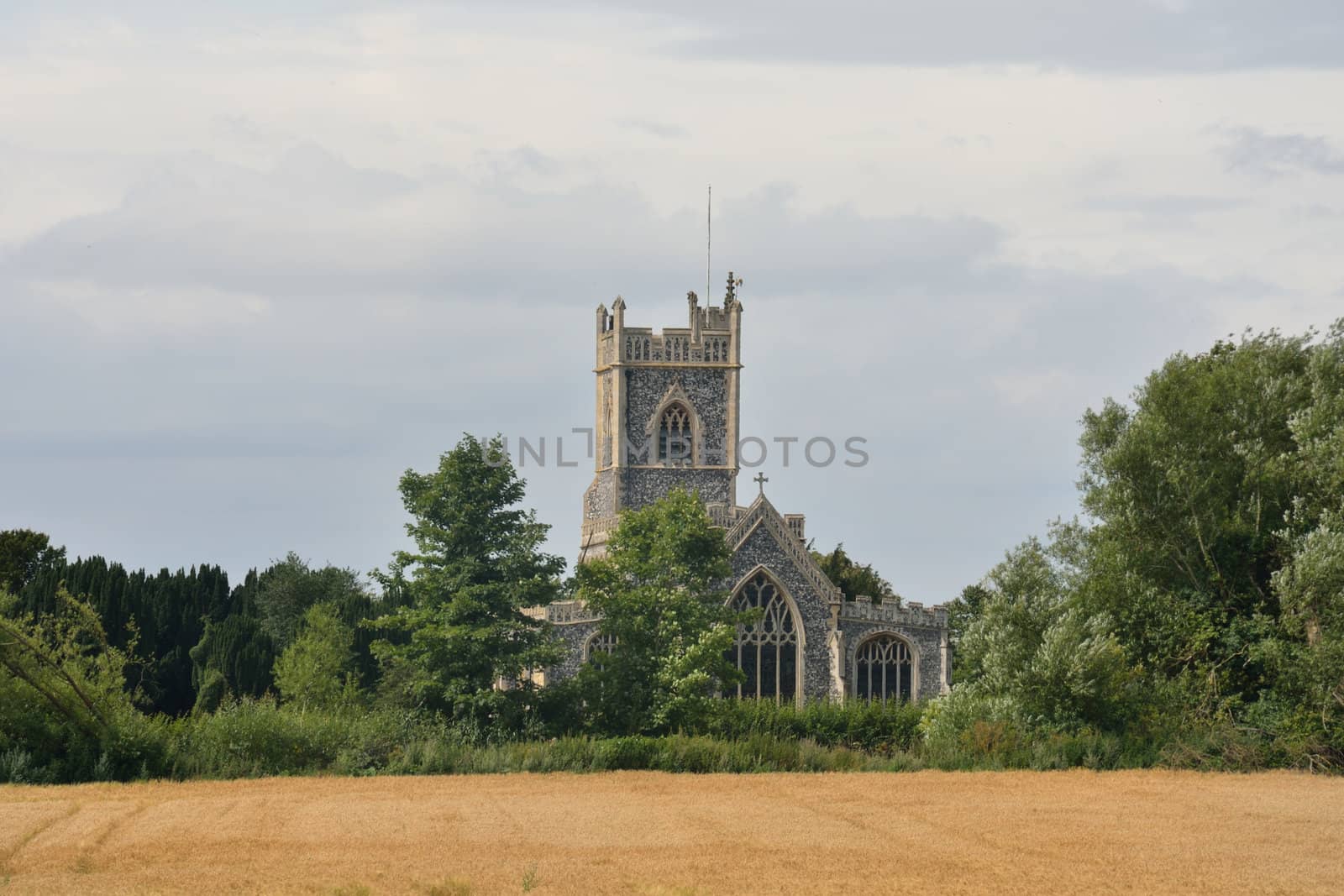 English parish Church in rural area