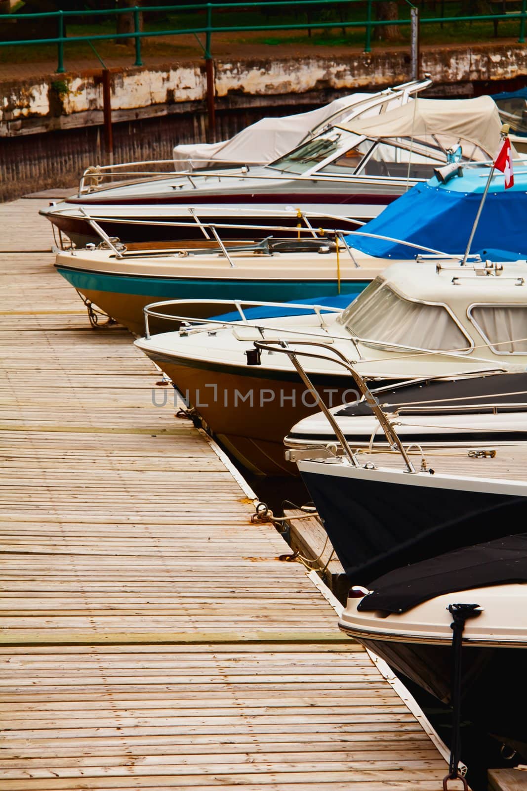 Docked Boats by RachelD32