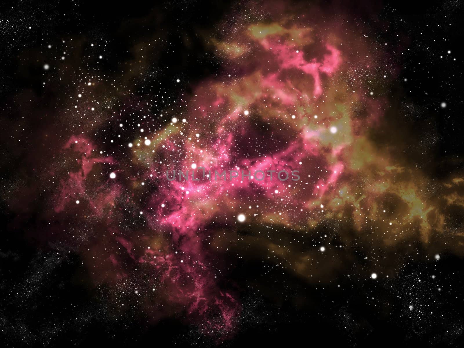 Orion in the universe with star and space background, Space concept