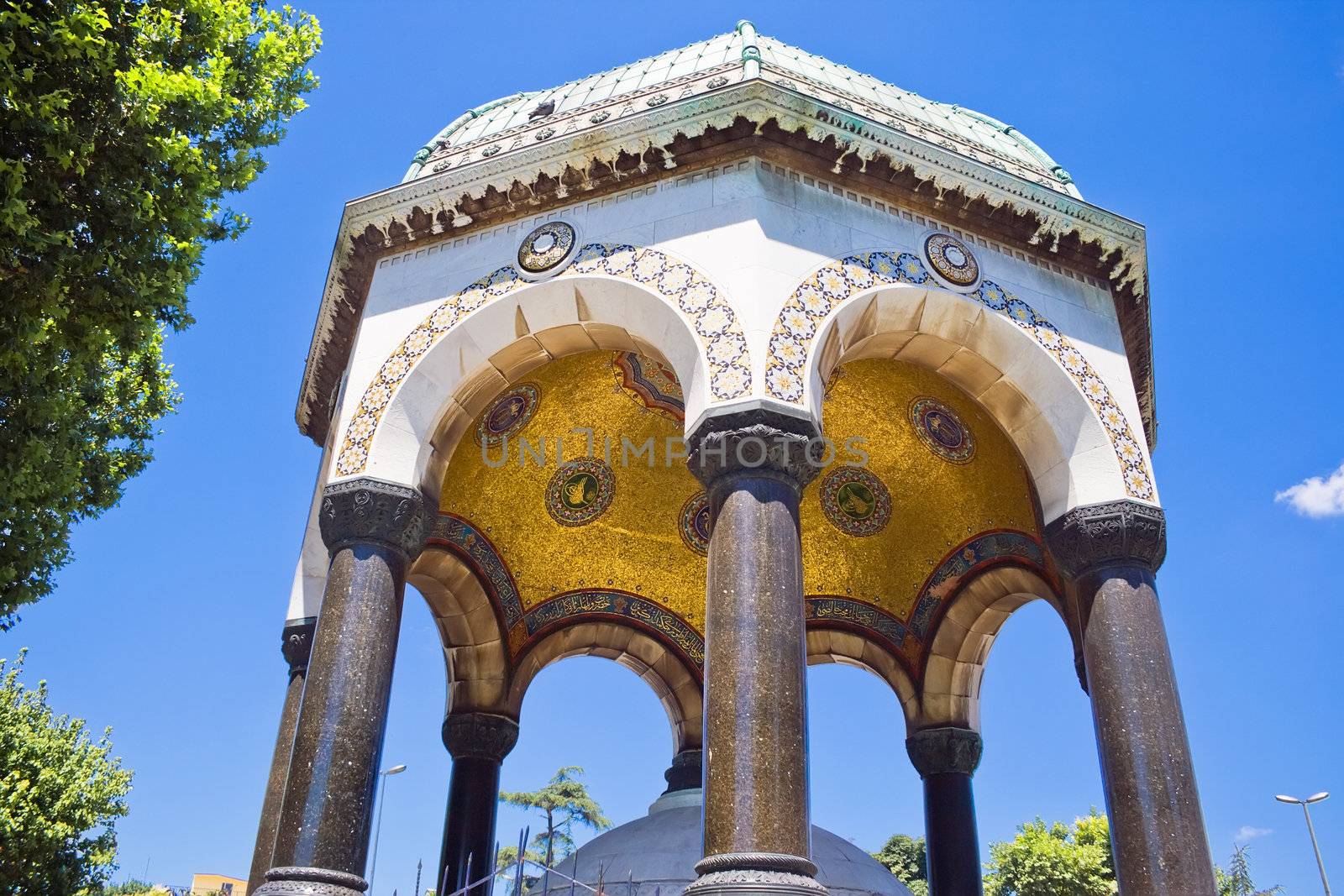 German fountain, the gift from Kaiser Wilhelm II, Istanbul, Turkey