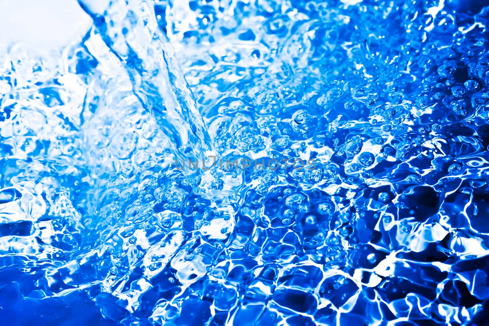 Clear water drops