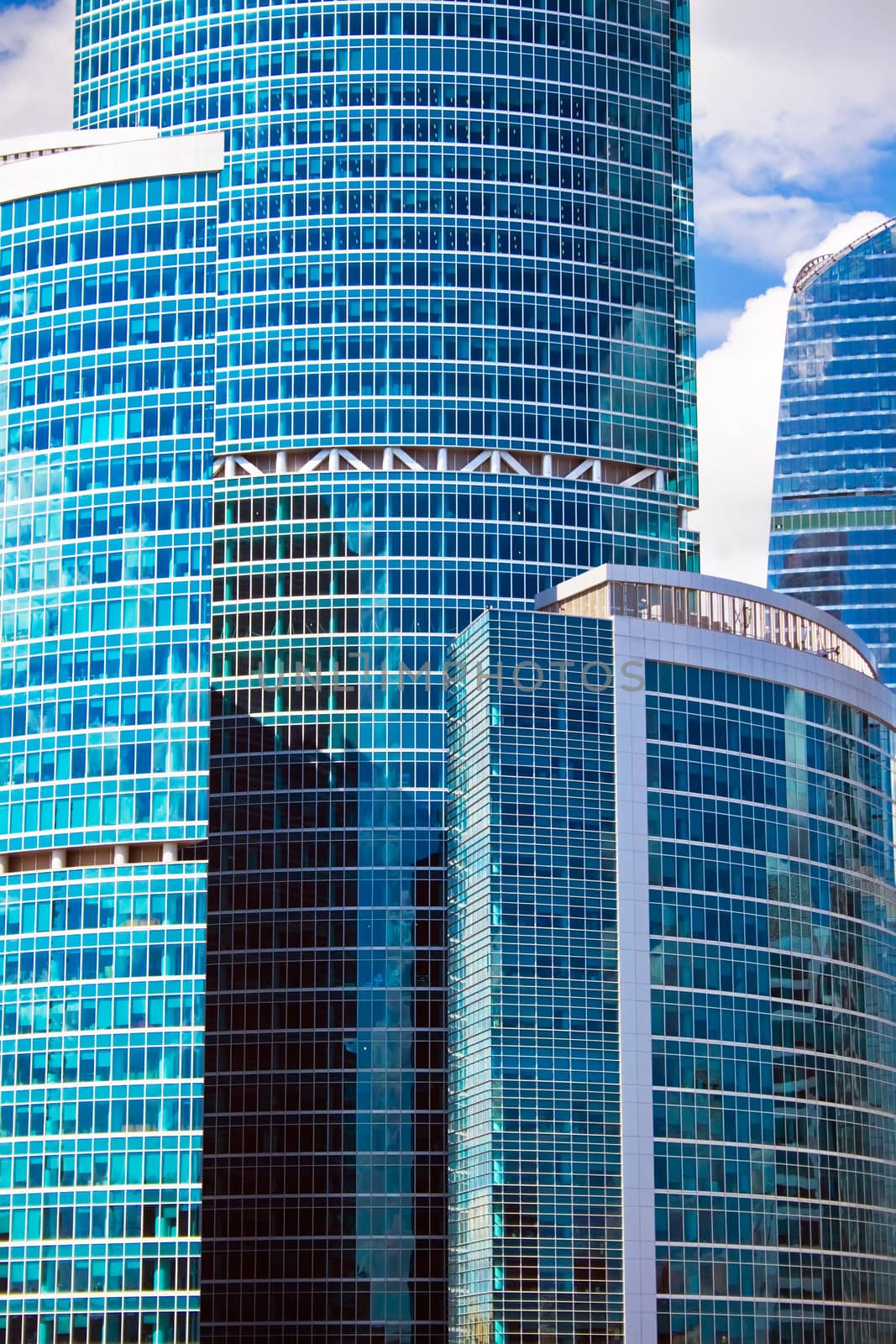 Skyscrapers in the International Business Centre, Moscow, Russia