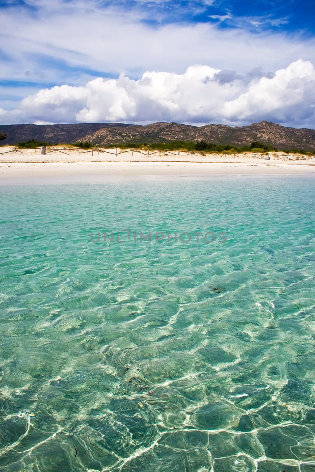 Sandy beach Cinta near San-Teodoro, Sardinia, Italy