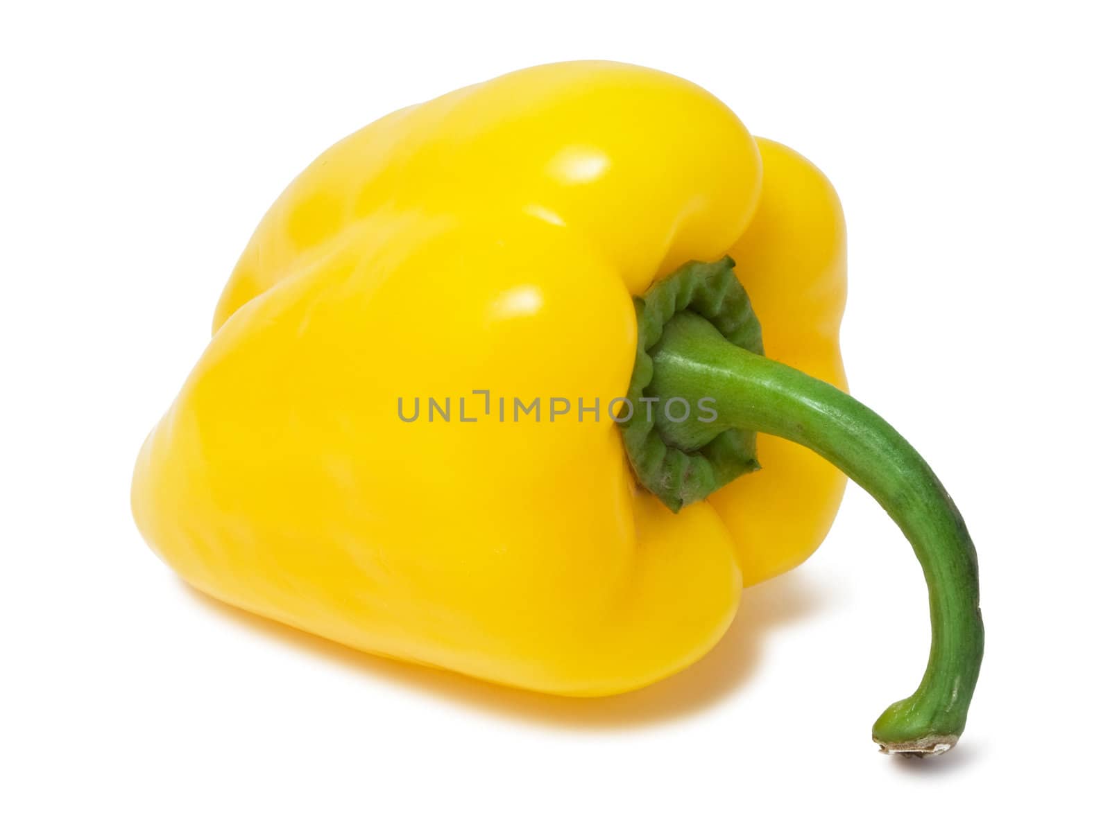 Bell pepper isolated on white background