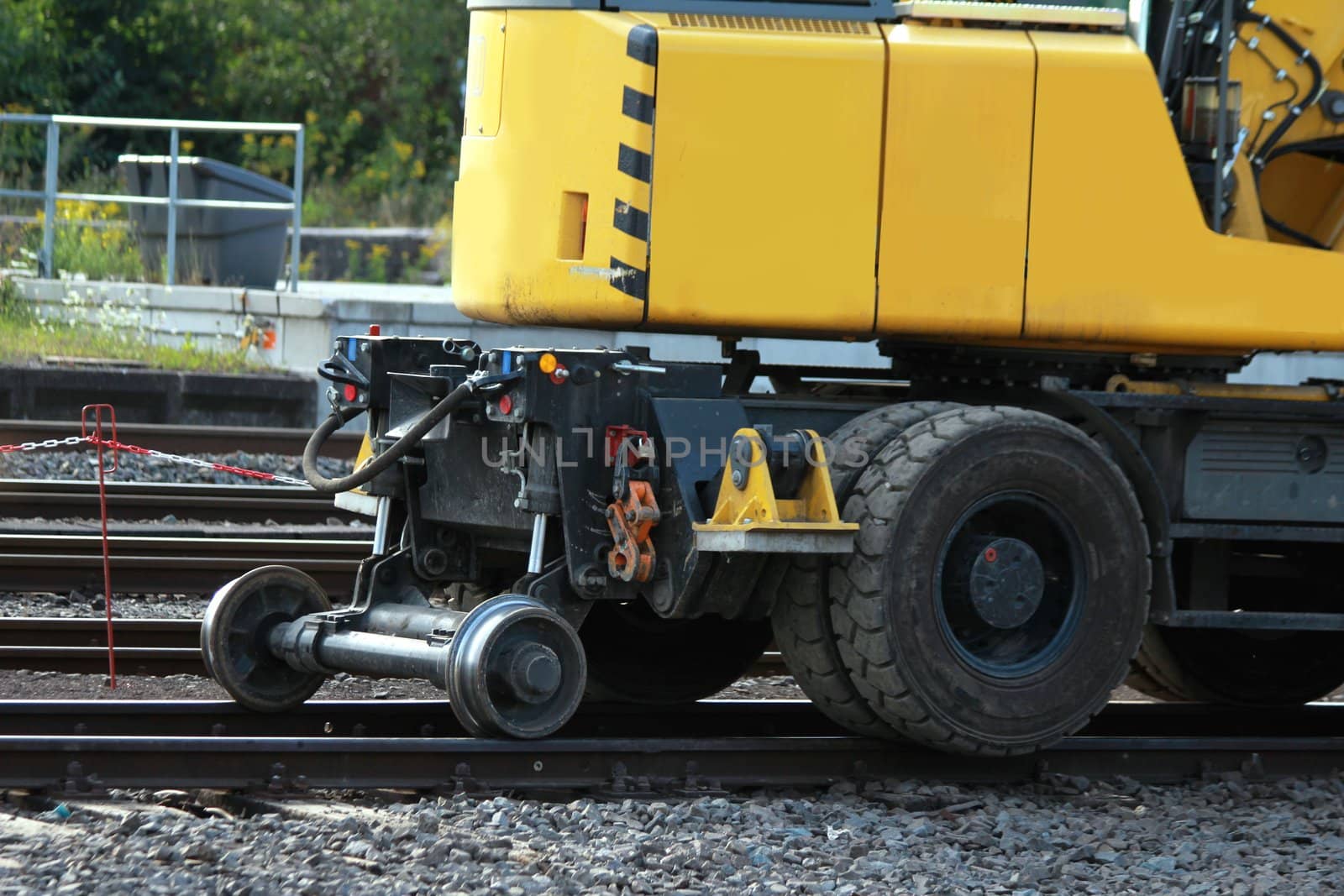 railroad excavator