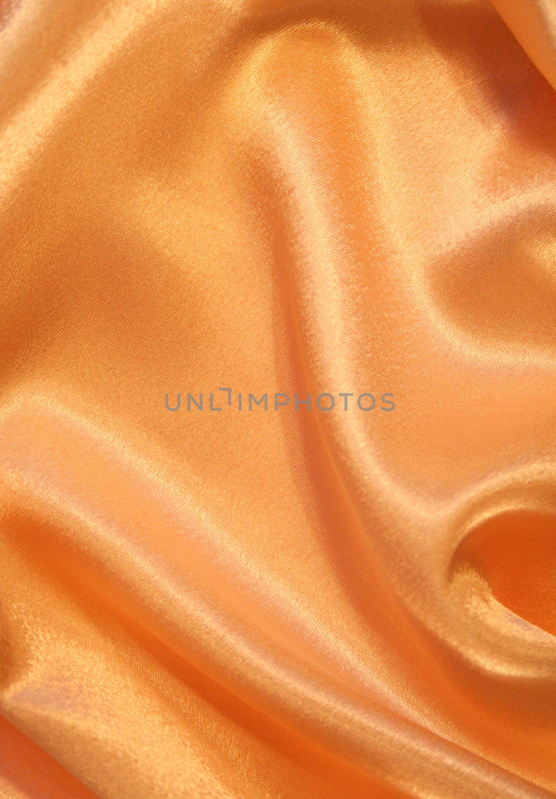 Smooth elegant golden silk can use as background
