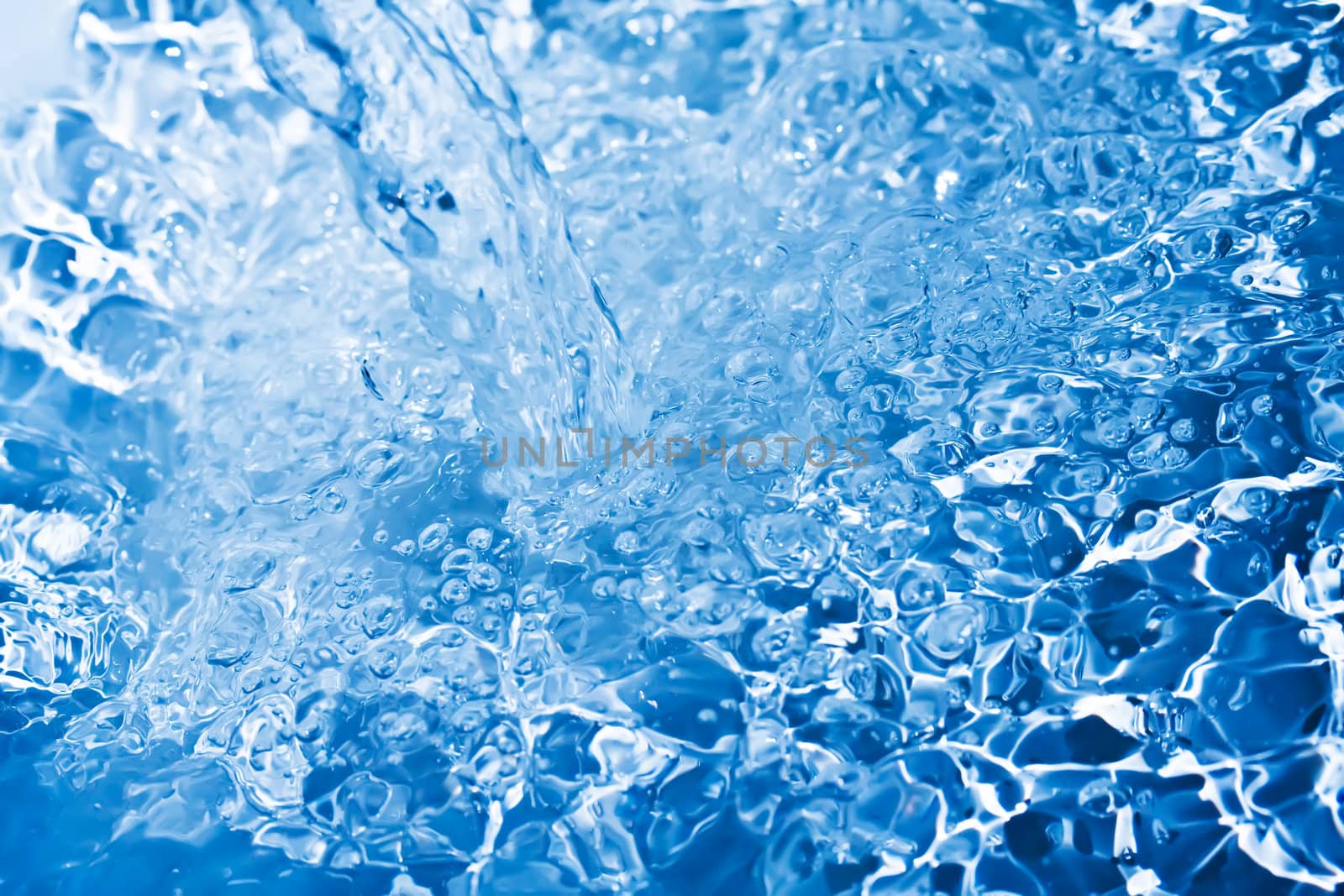 Clear water drops