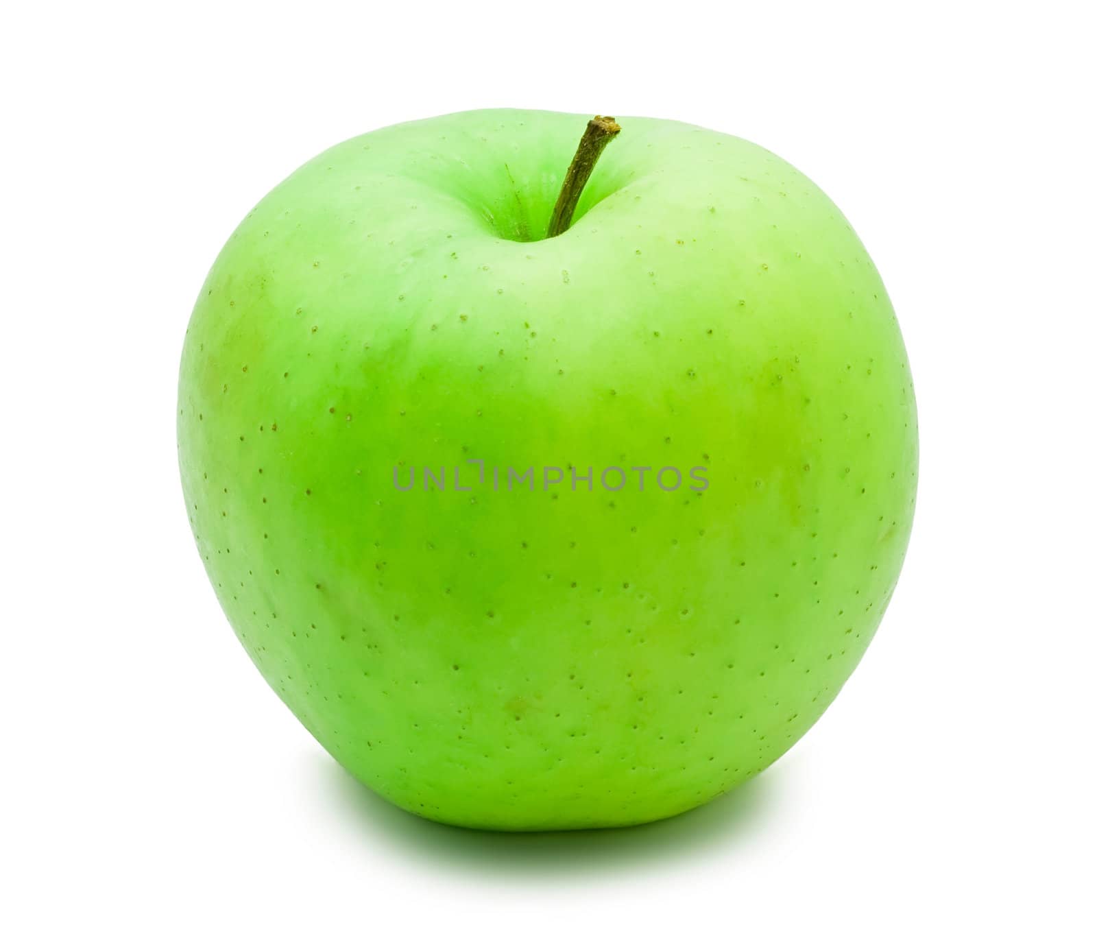 Green apple isolated on white background