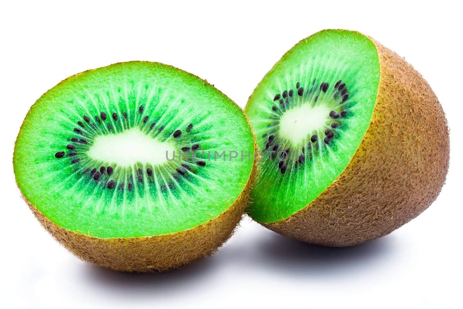 Fresh Kiwi  isolated on white background