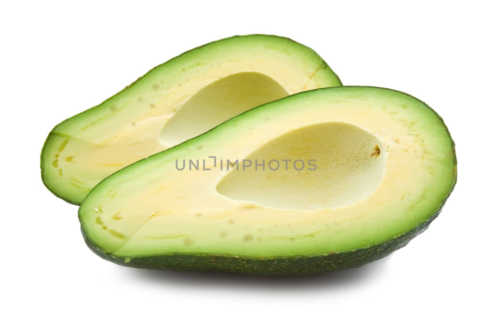 Avocado isolated on white background