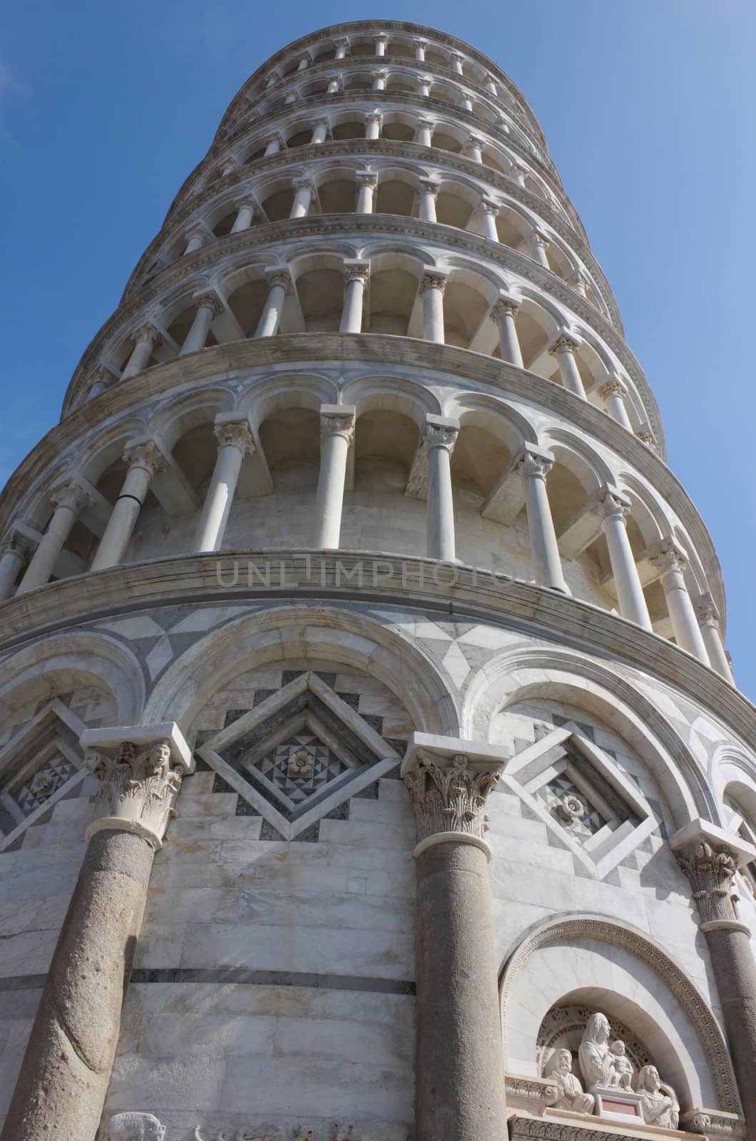 Leaning Tower in Pisa angle shot by kirilart