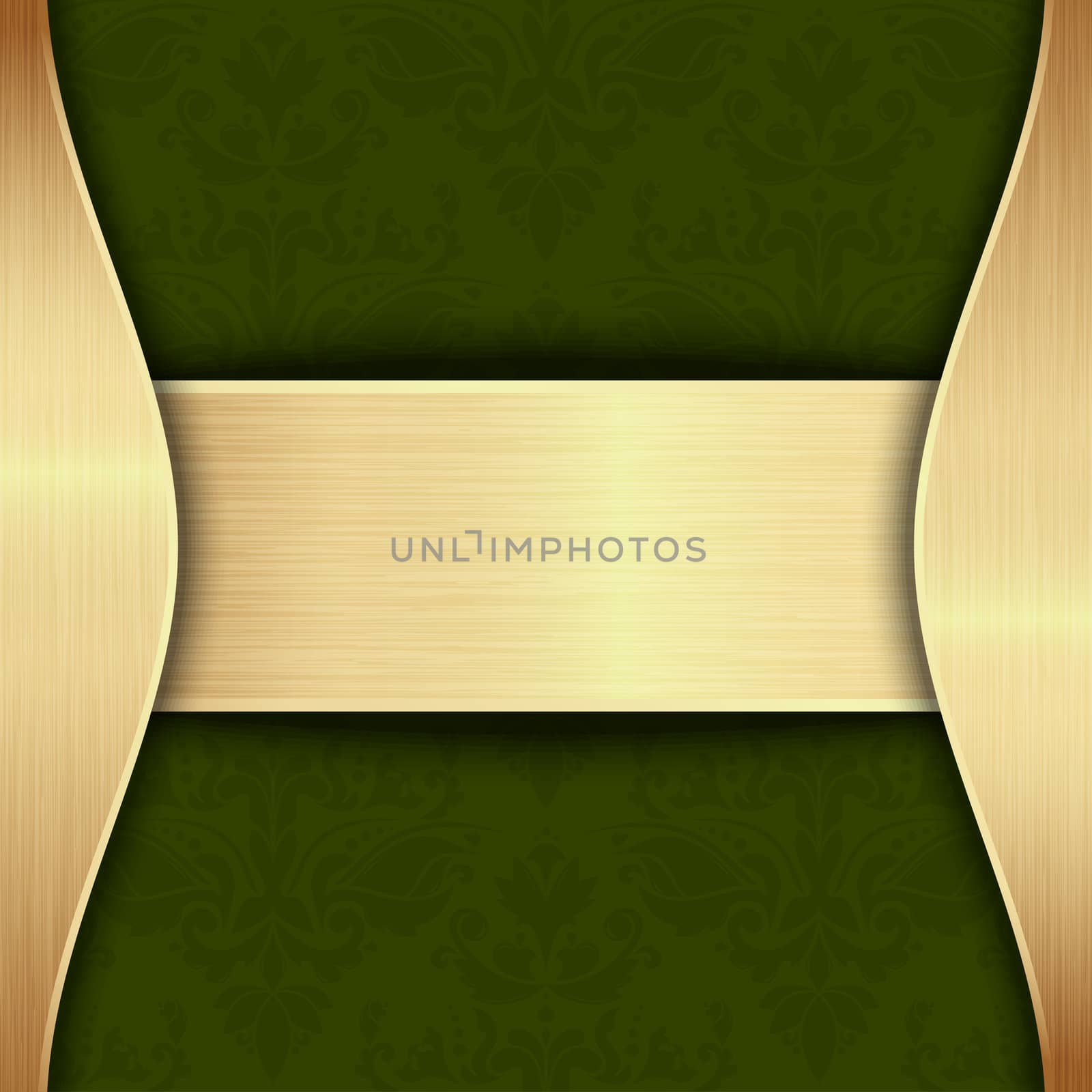 Gold and green template by wertaw