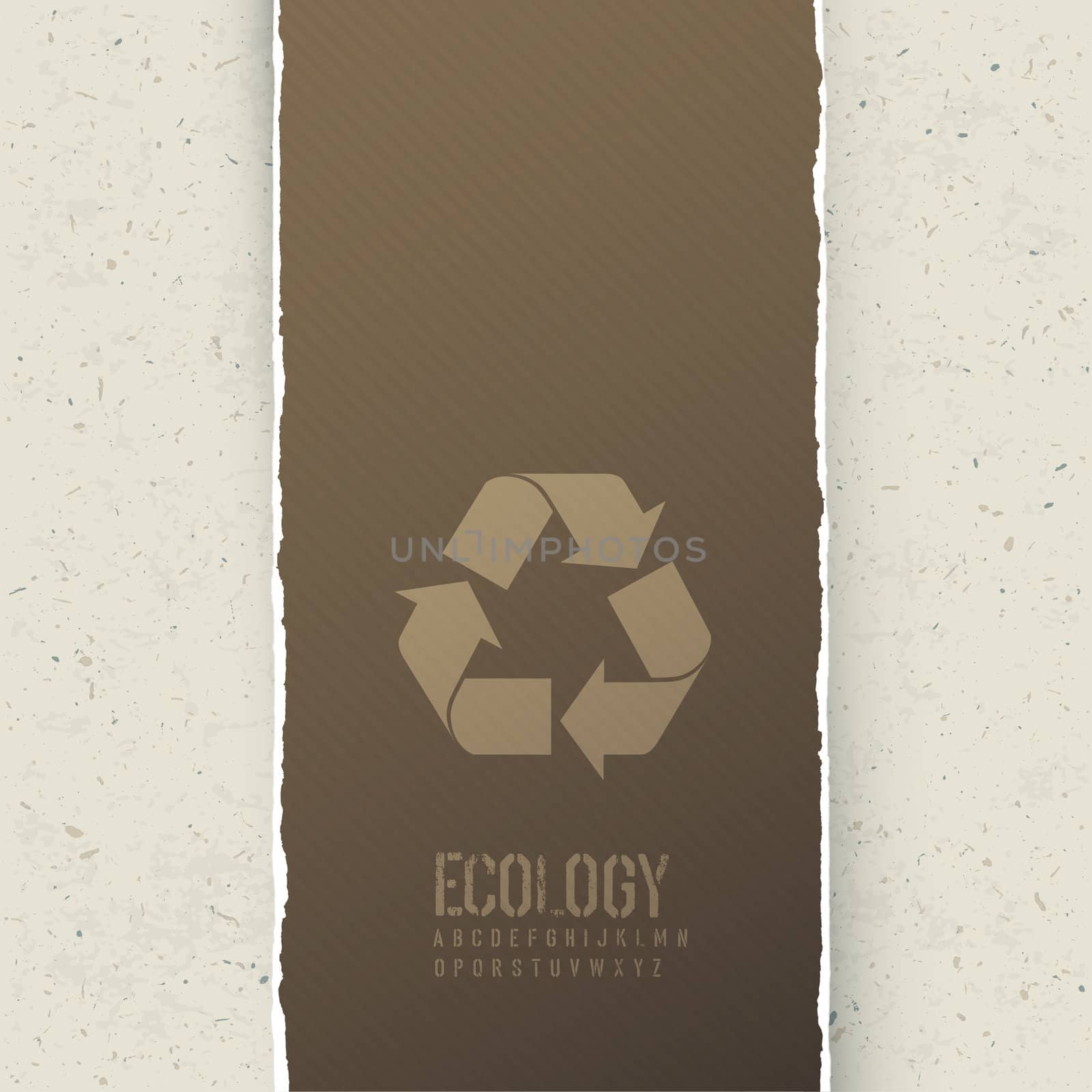 Ecology themed abstract background. Vector concept illustration, by pashabo