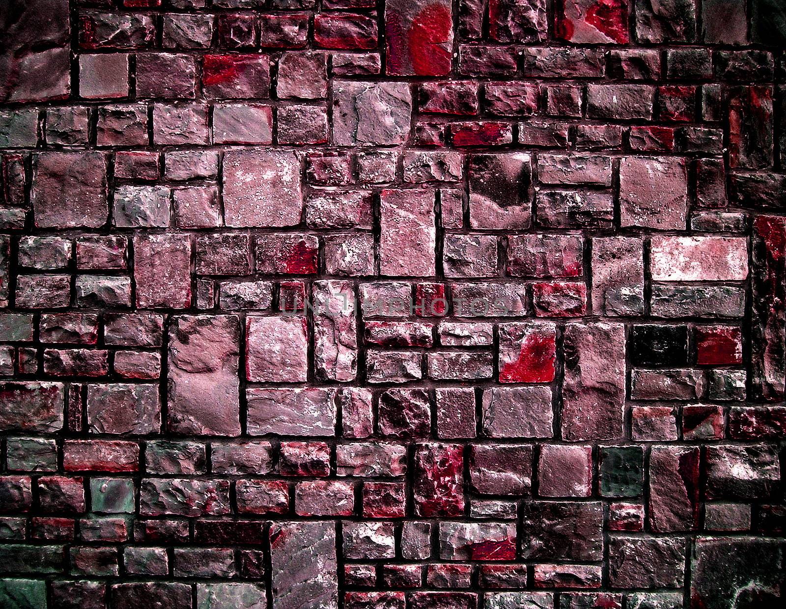 abstract wall pink stone