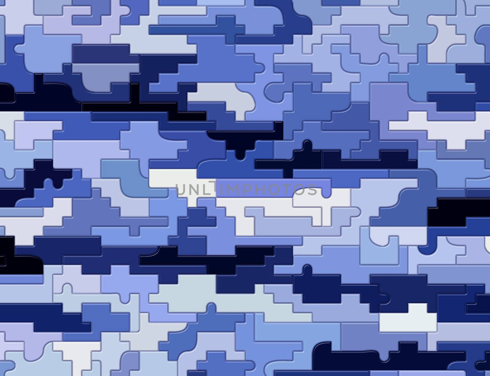 blue texture puzzle