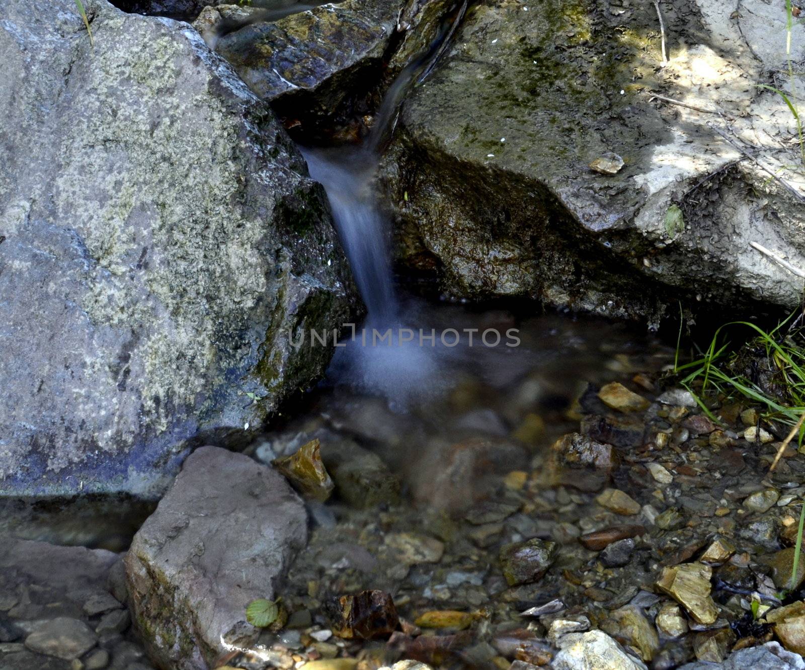 stream of pure water