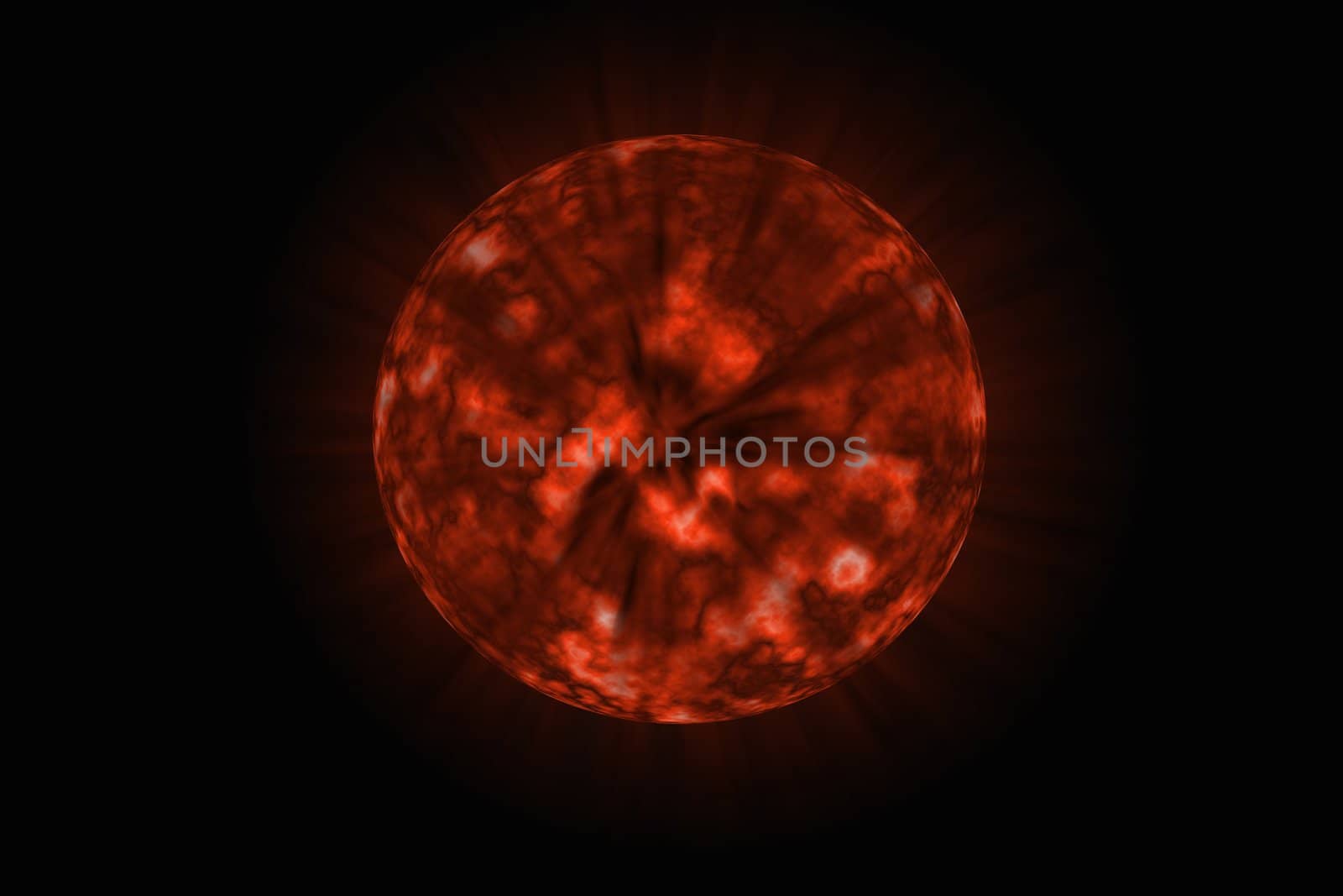 the bright explosion on the unknown planet