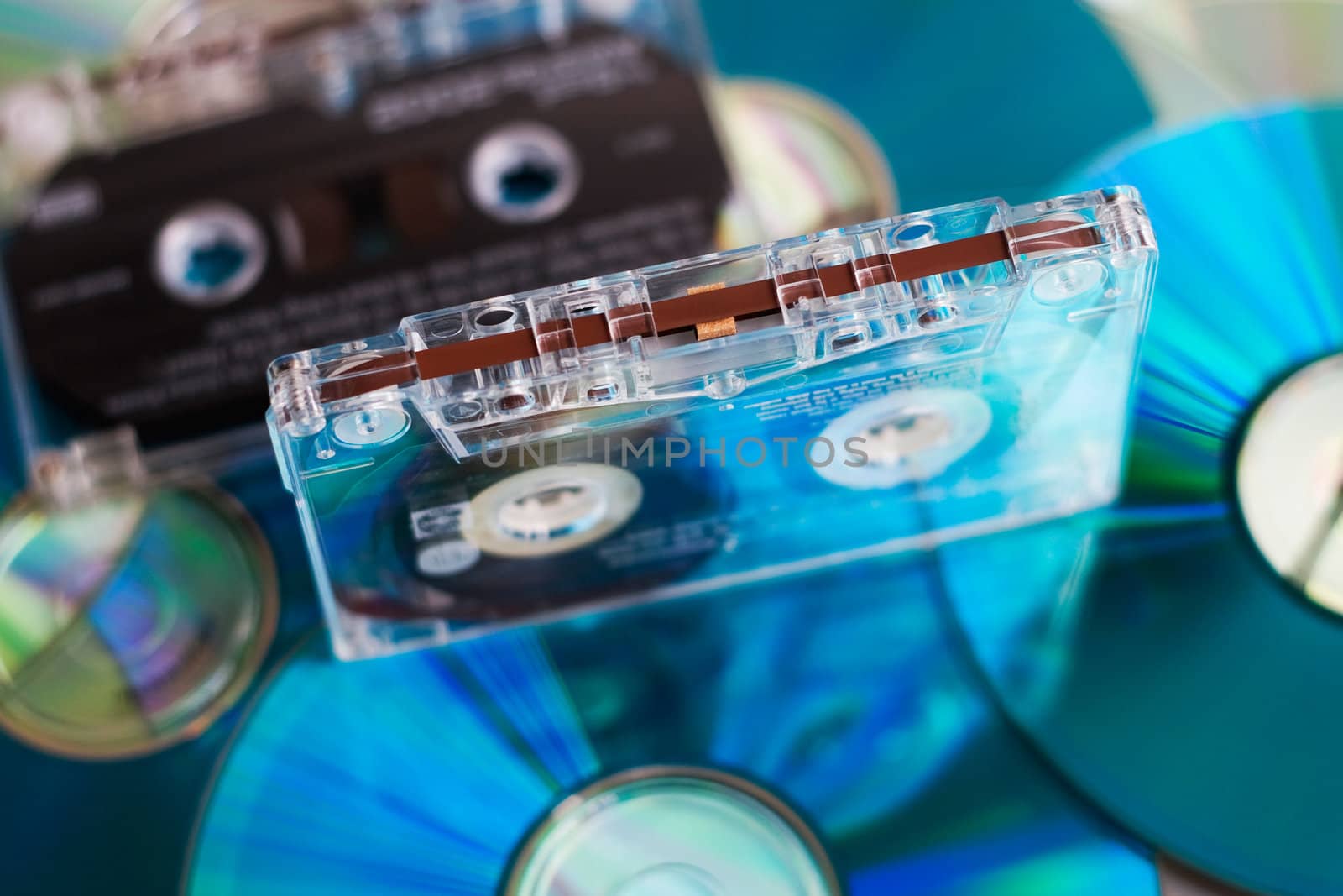 Tape Cassette with CD Disks