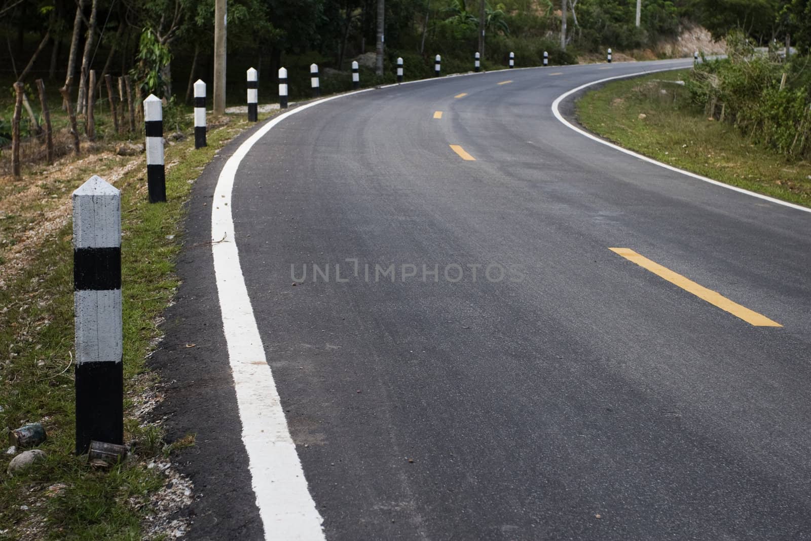 Winding Road in Thailand
