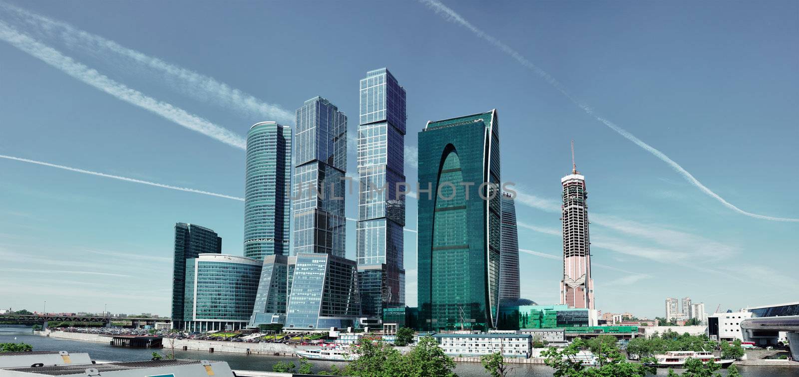 Modern architecture in Moscow - skyscrapers
