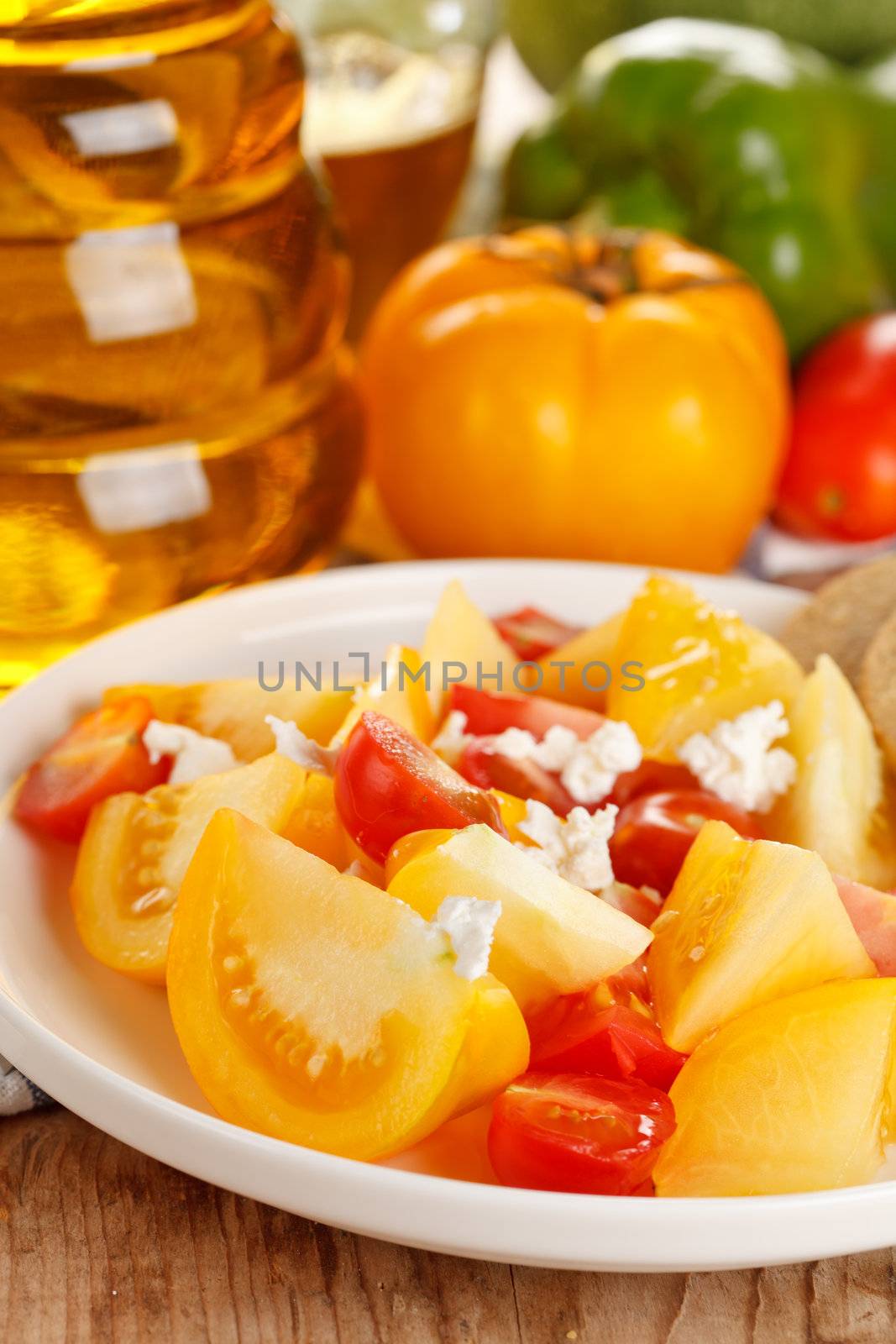 fresh tomato salad by shebeko